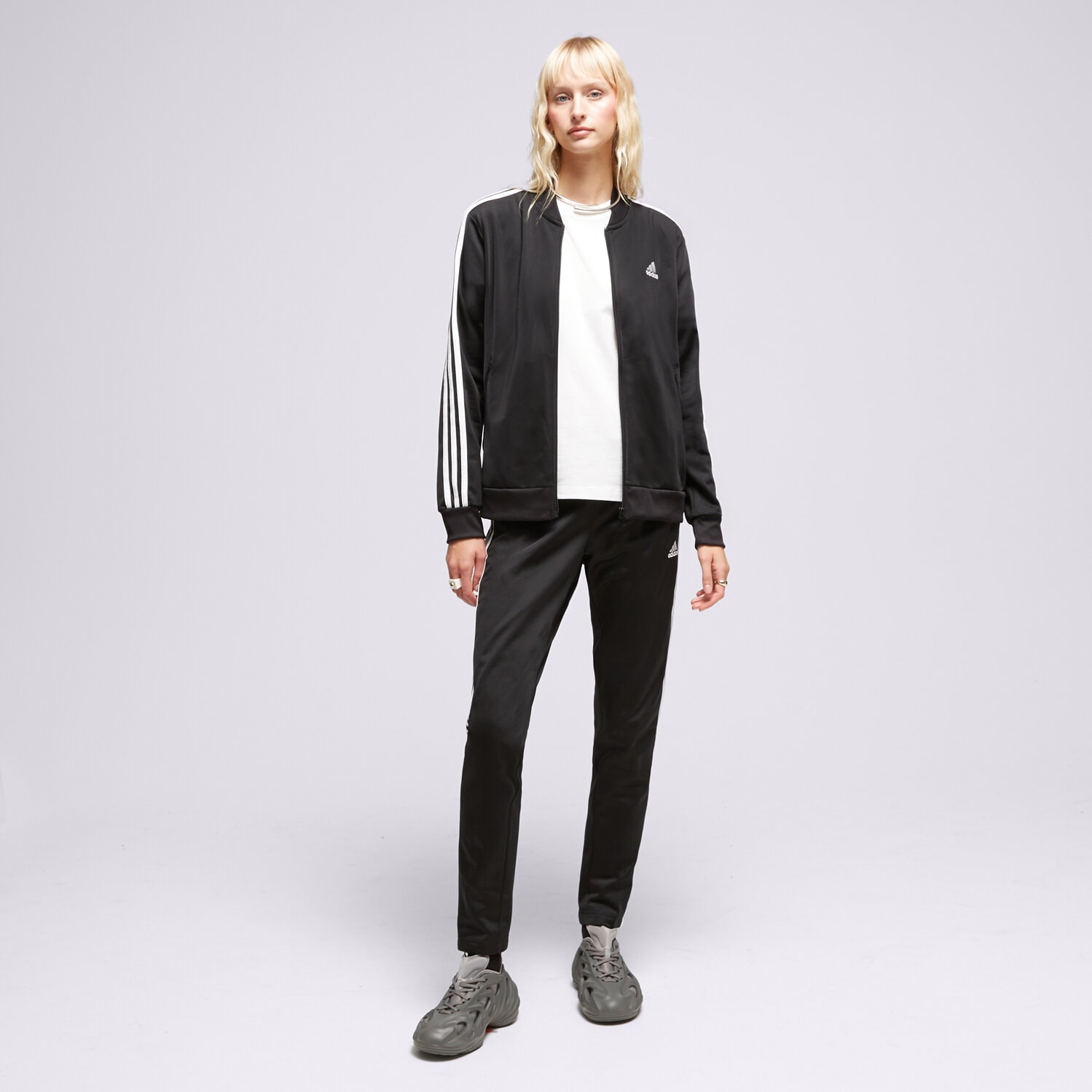 ADIDAS KOMPLET W 3S TR TS IJ8781 CZARNY