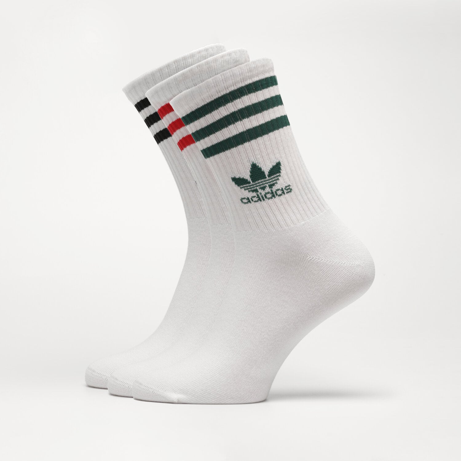 Skarpetki sportowe damskie ADIDAS SKARPETY 3-PACK SOCKS CREW IL5026 BIAŁY