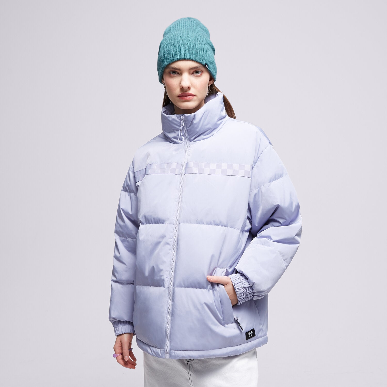 Kurtka zimowa damska VANS KURTKA ZIMOWA PERSE MTE 1 DOWN PUFFER VN000F8TYOG1 FIOLETOWY