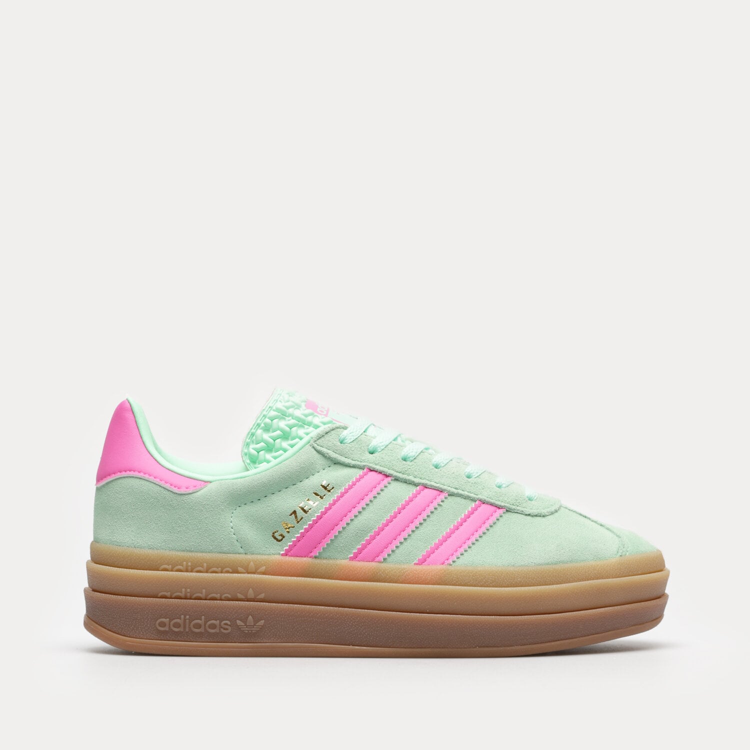 Buty sneakersy damskie ADIDAS GAZELLE BOLD W H06125 miętowy