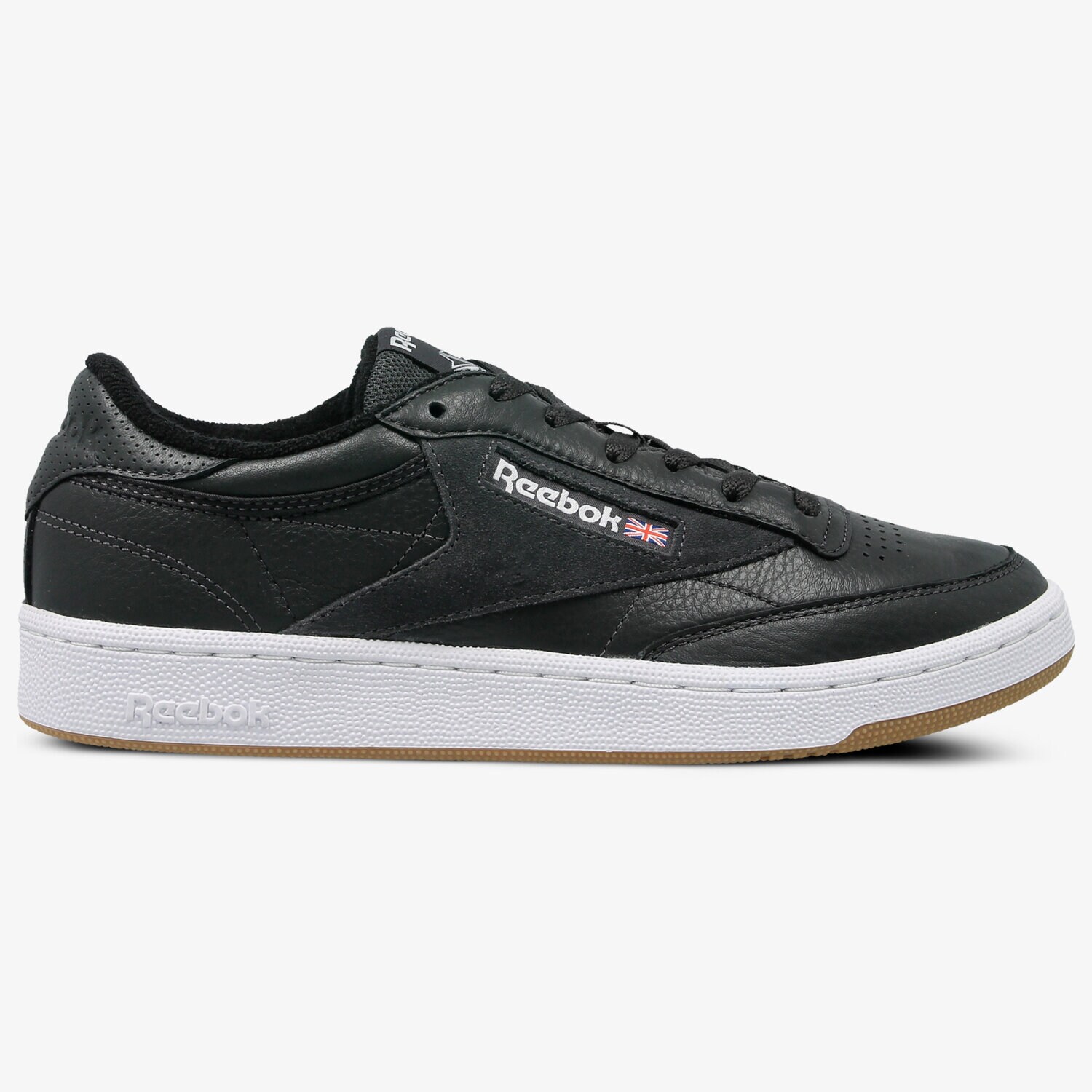 Buty sneakersy męskie REEBOK CLUB C 85 ESTL CM8795 CZARNY