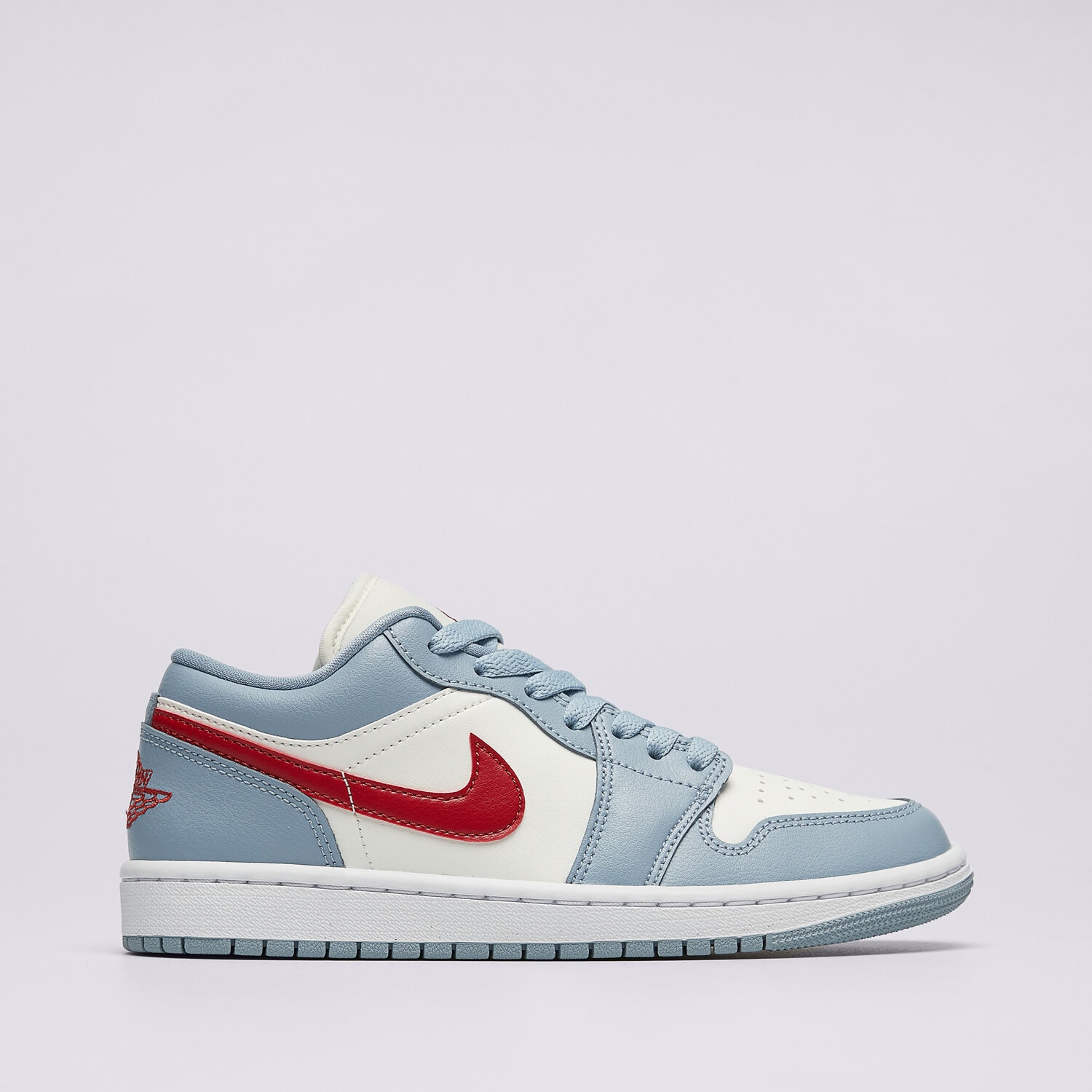 Buty sneakersy damskie AIR JORDAN 1 LOW  DC0774-164 NIEBIESKI