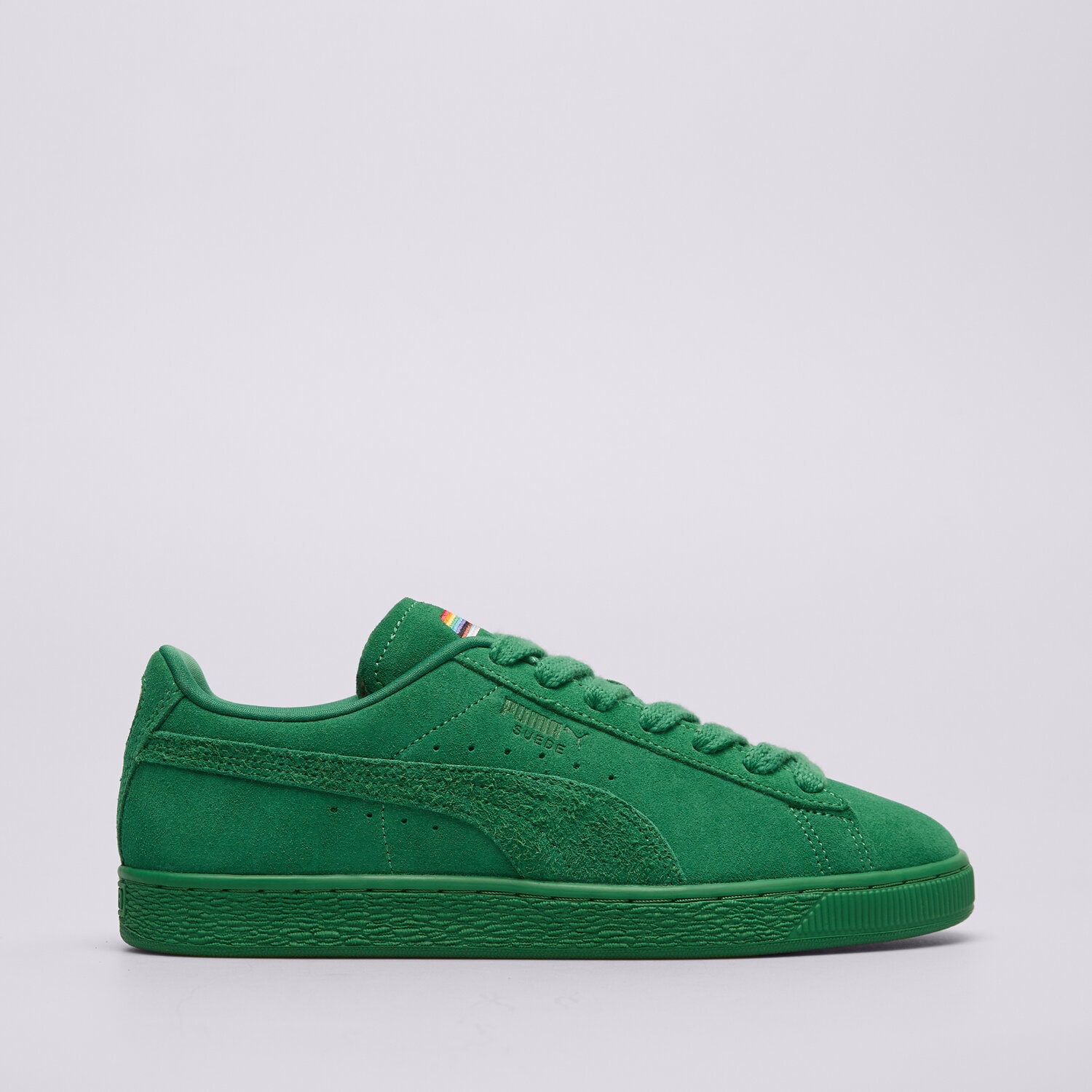 Buty sneakersy męskie PUMA SUEDE 39583002 ZIELONY