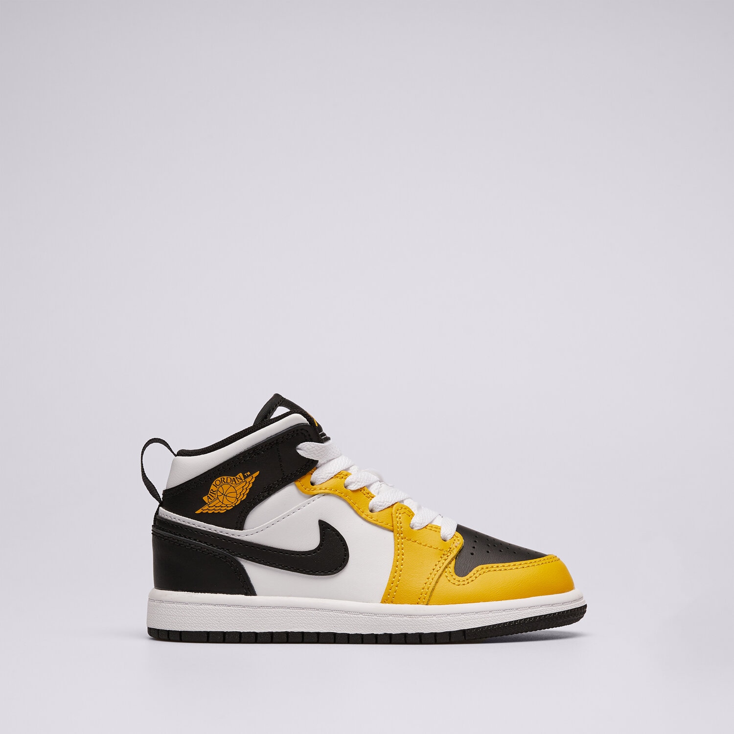 Buty sneakersy dla dzieci JORDAN 1 MID  DQ8424-701 ŻÓŁTY