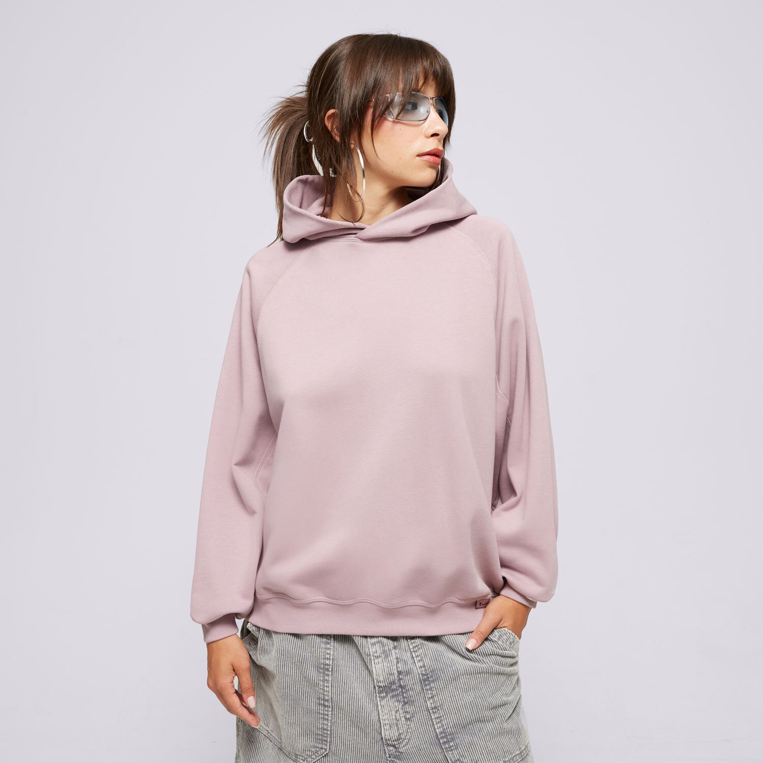 Bluza damska CHAMPION BLUZA Z KAPTUREM FUTURE E10001PS162 FIOLETOWY