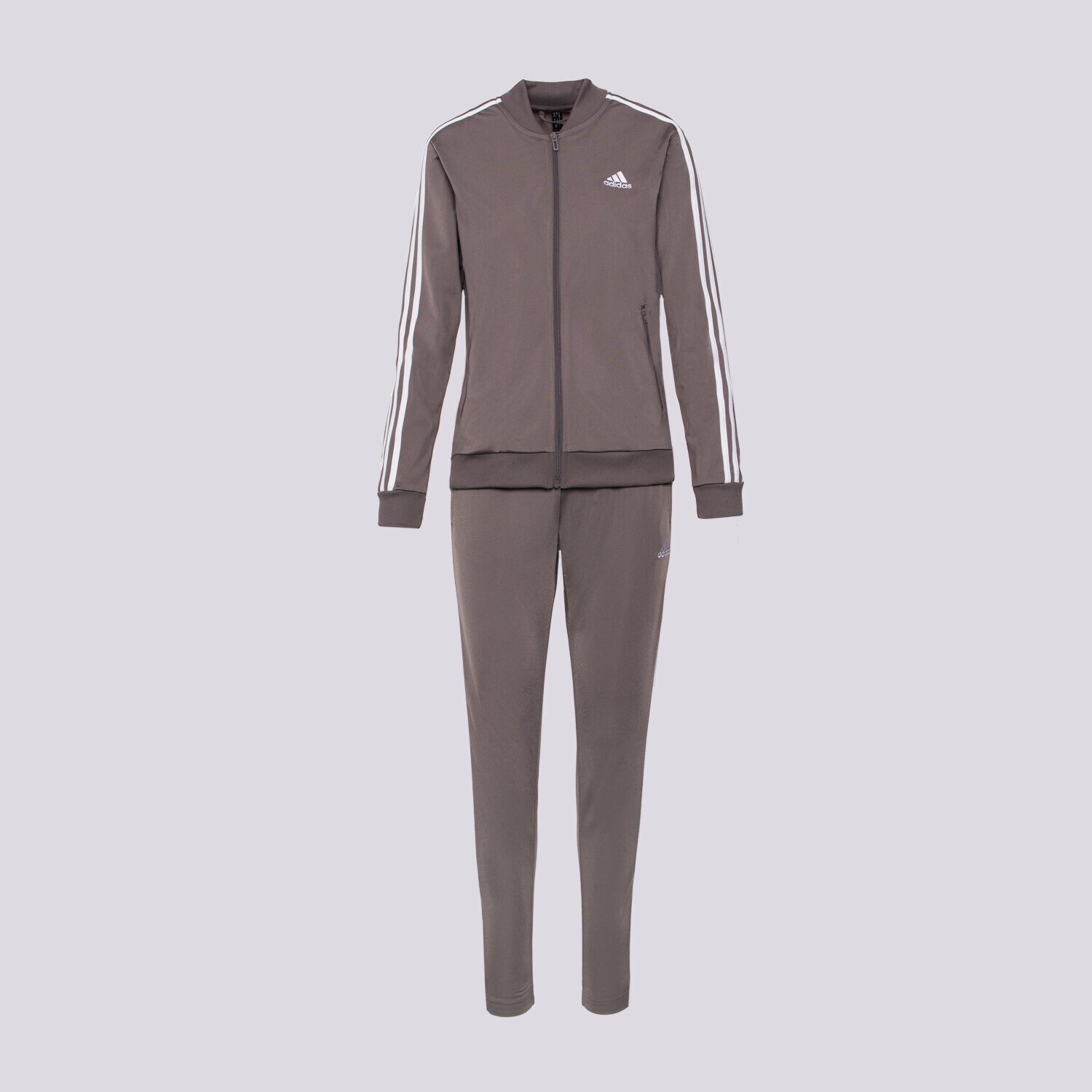 ADIDAS KOMPLET W 3S TR TS IS0855 BRĄZOWY