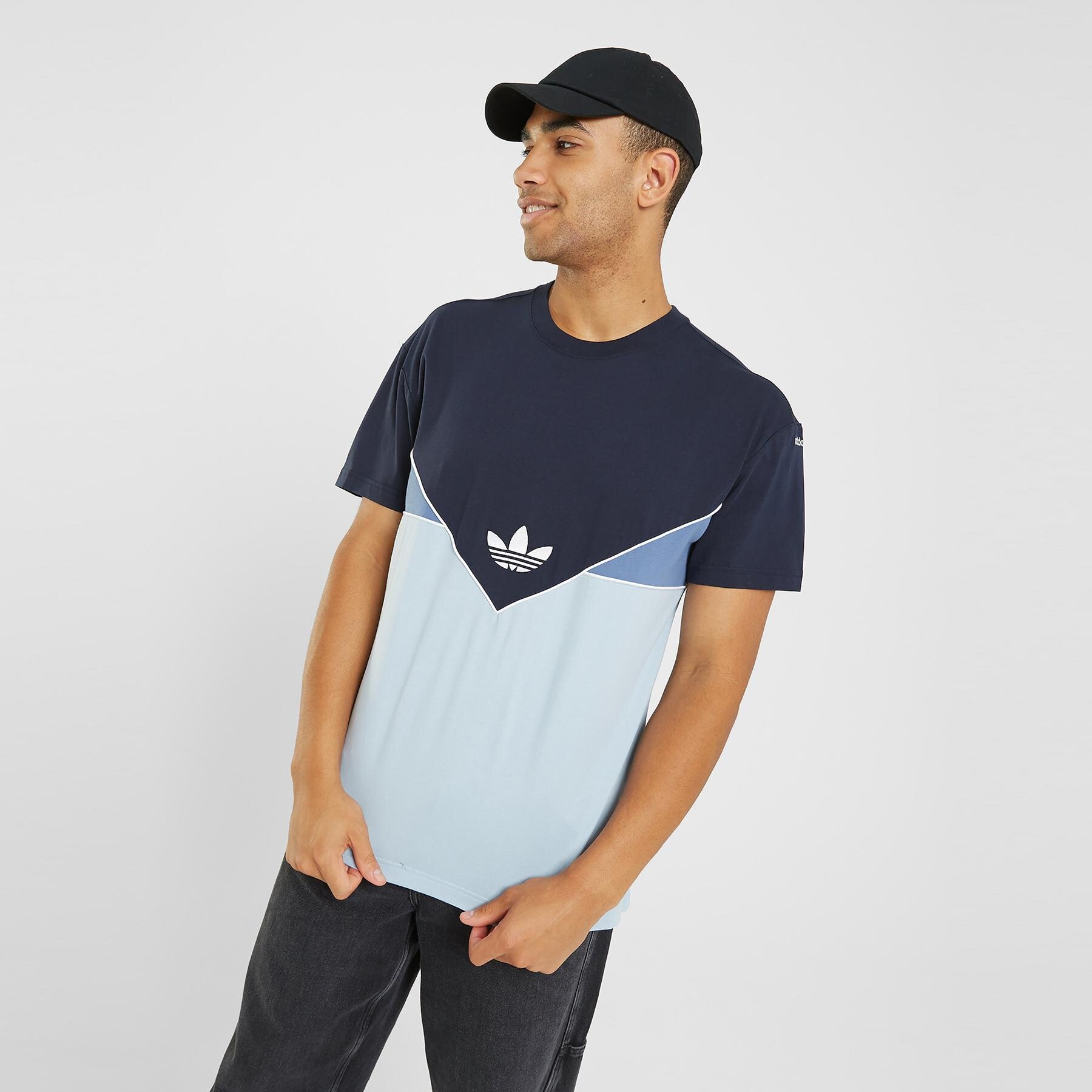 Koszulka, t-shirt sportowy męski ADIDAS T-SHIRT C TEE TEE IT7787 BIAŁY