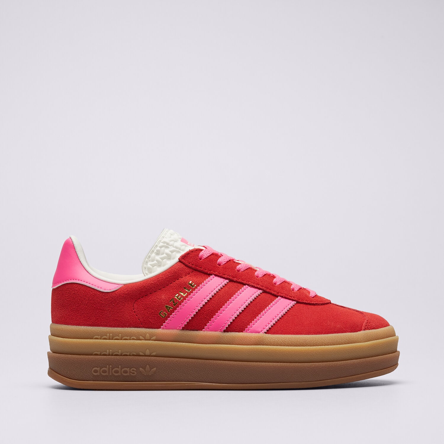 Buty sneakersy damskie ADIDAS GAZELLE BOLD W IH7496 CZERWONY