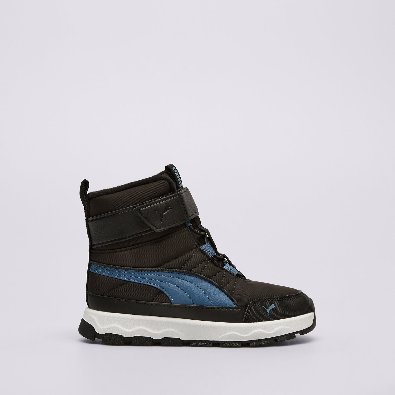 Buty zimowe, trekkingowe, outdoor dla dzieci PUMA EVOLVE BOOT AC+ PS  39264505 CZARNY