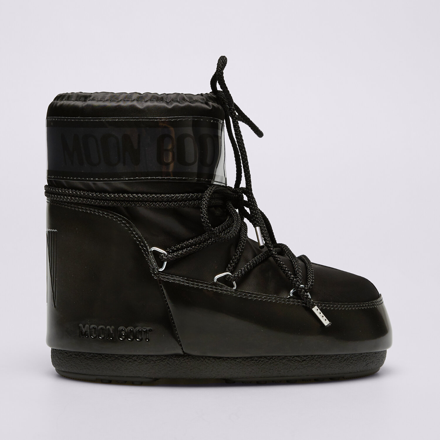 Buty zimowe damskie MOON BOOT ICON LOW GLANCE  80D1409350N001 CZARNY