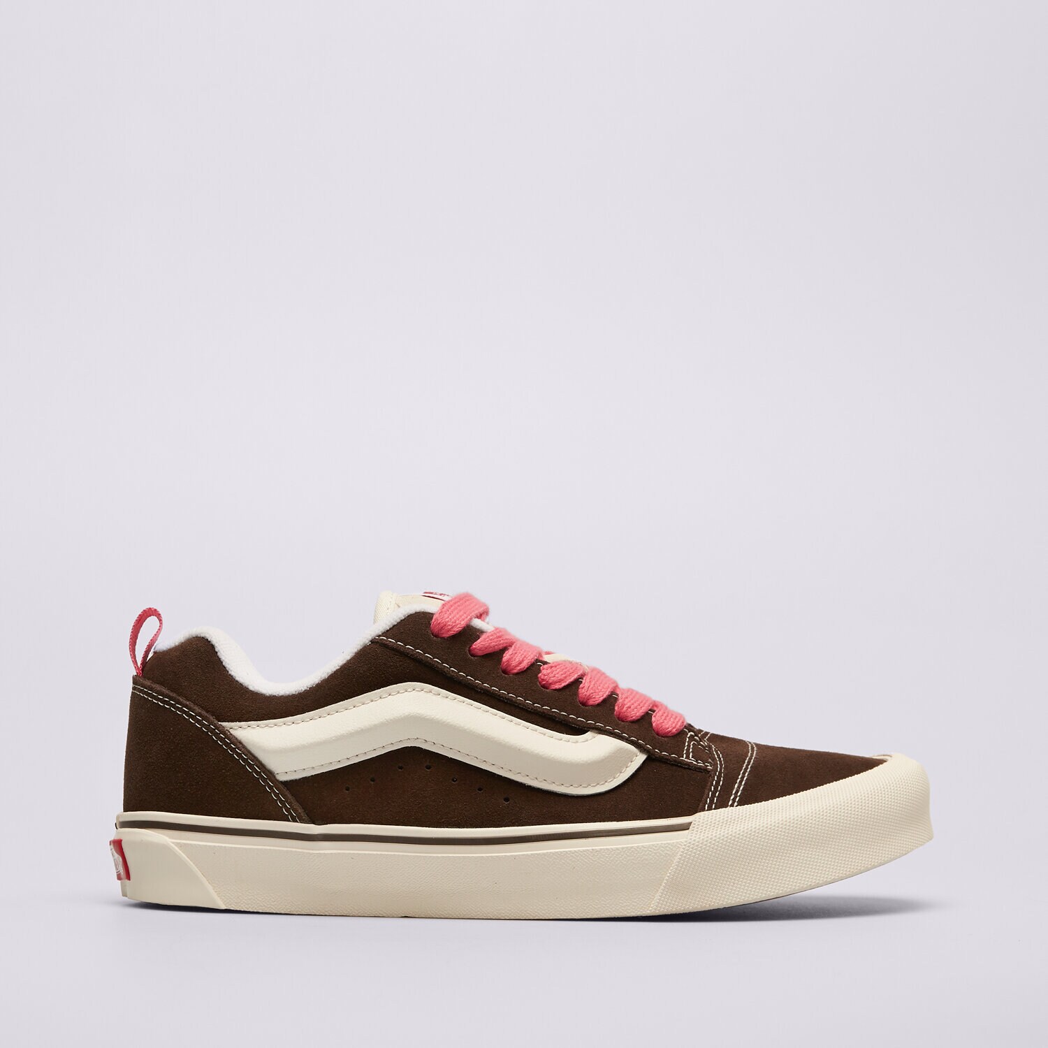 Buty sneakersy męskie VANS KNU SKOOL VN0009QCBF21 BRĄZOWY