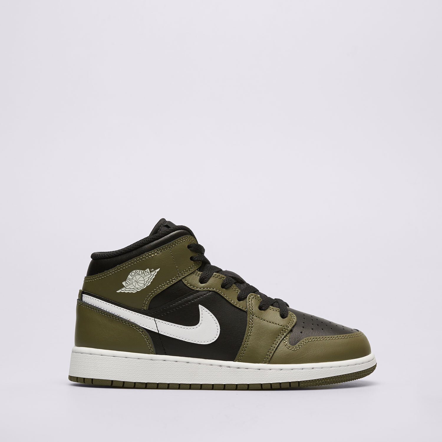 Buty sneakersy dla dzieci AIR JORDAN 1 MID  DQ8423-092 KHAKI