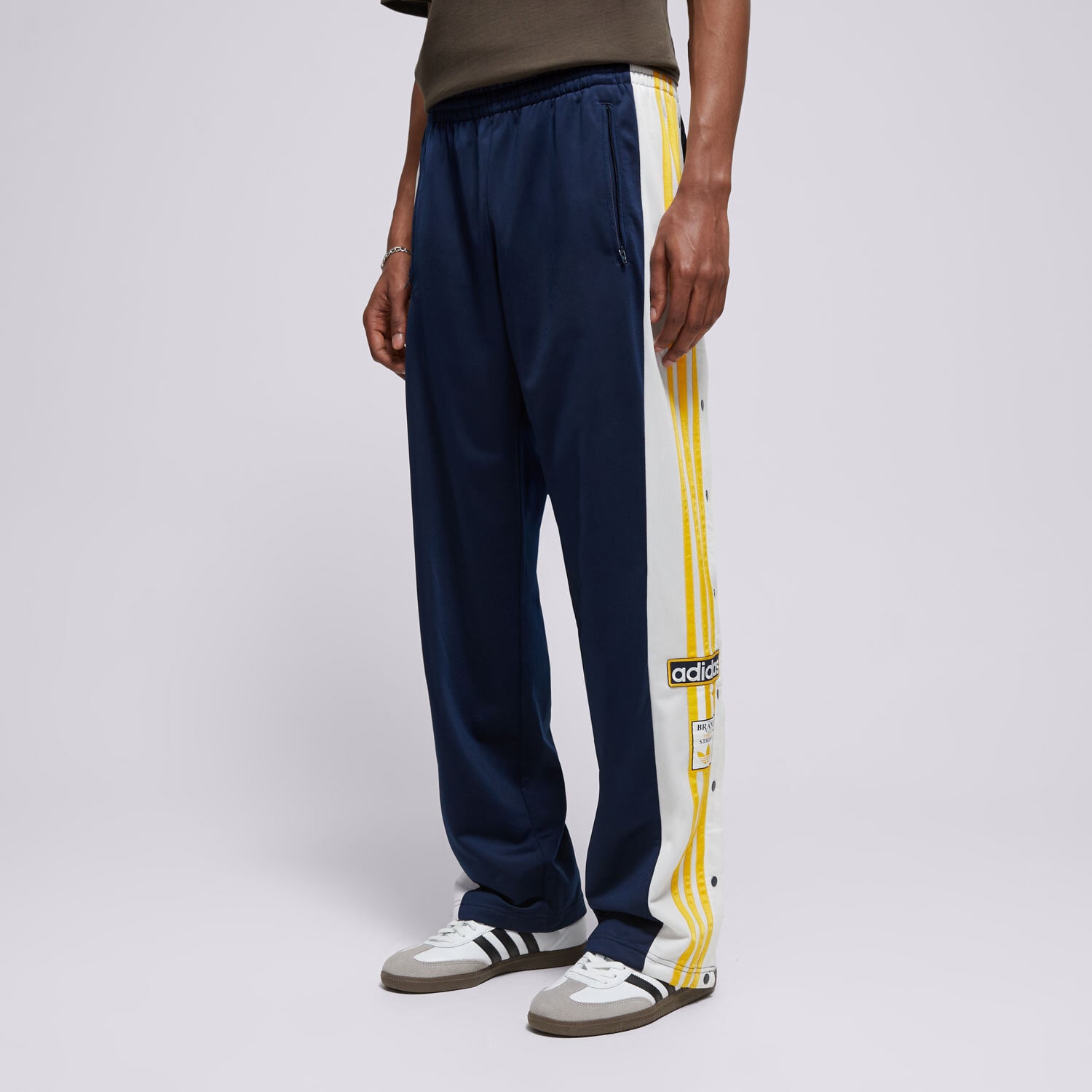 Spodnie sportowe męskie ADIDAS SPODNIE ADIBREAK IM8223 GRANATOWY