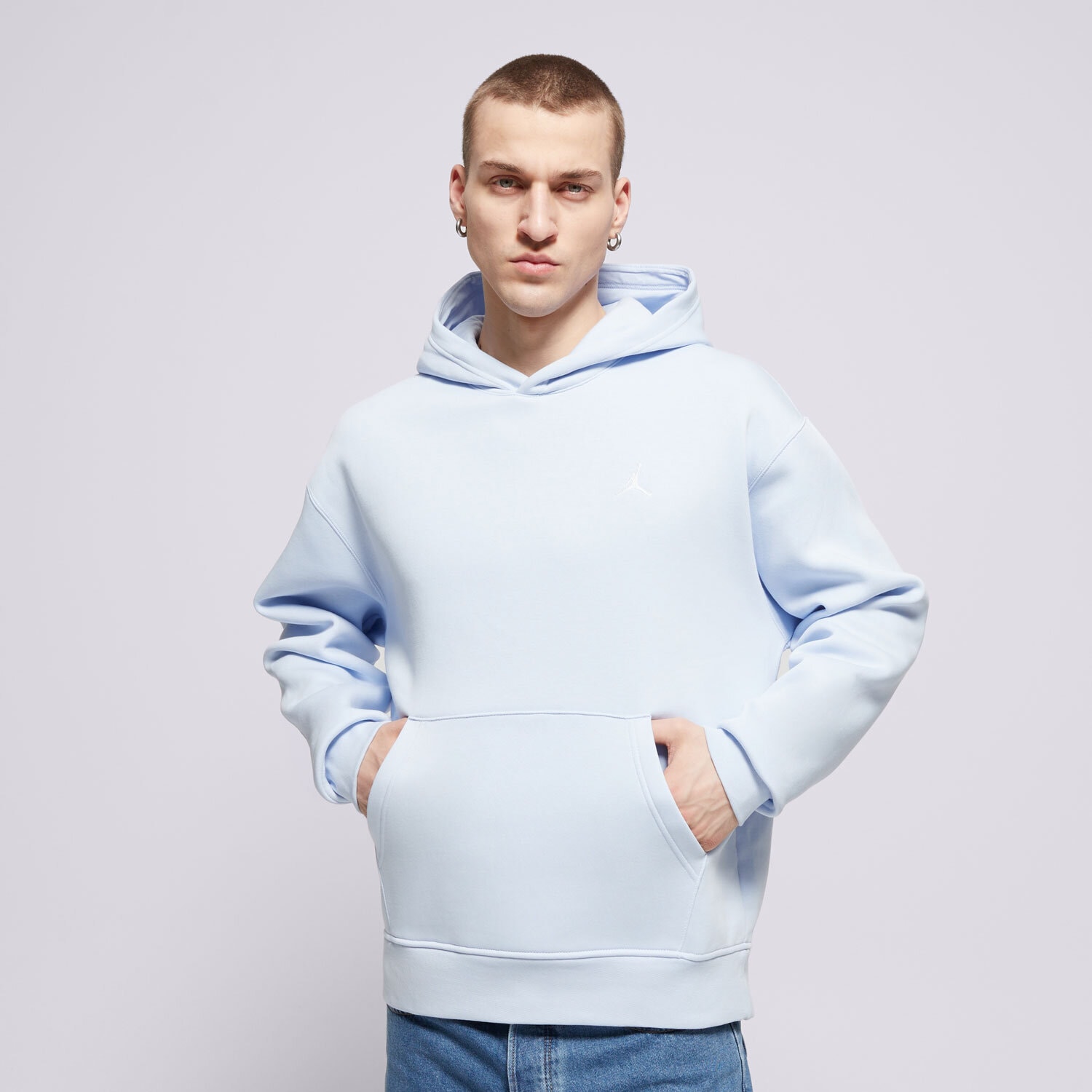 Bluza męska JORDAN BLUZA Z KAPTUREM BROOKLYN FV7281-407 NIEBIESKI