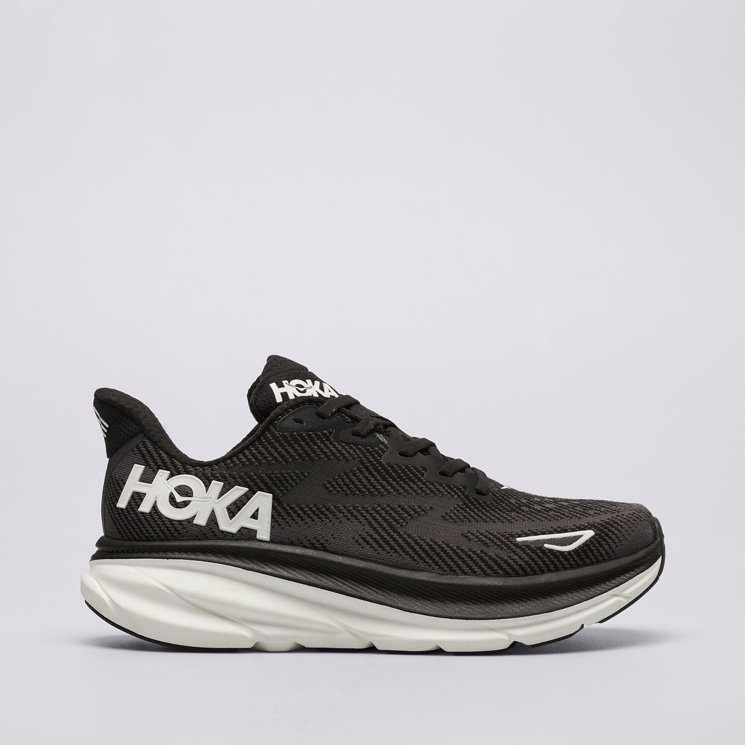 Buty sneakersy damskie HOKA CLIFTON 9 1127896BWHT CZARNY