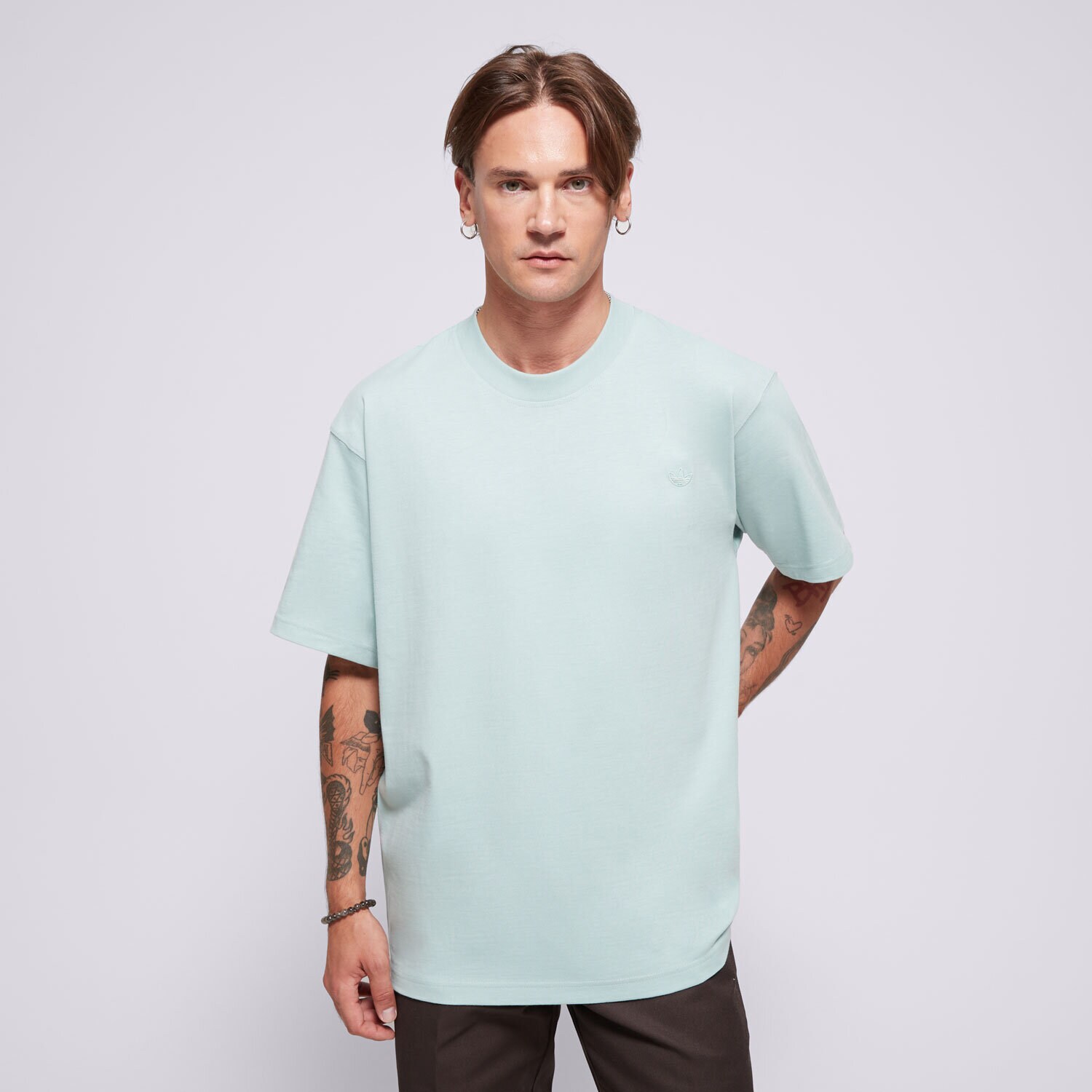 Koszulka, t-shirt sportowy męski ADIDAS T-SHIRT P ESS TEE IY2257 ZIELONY