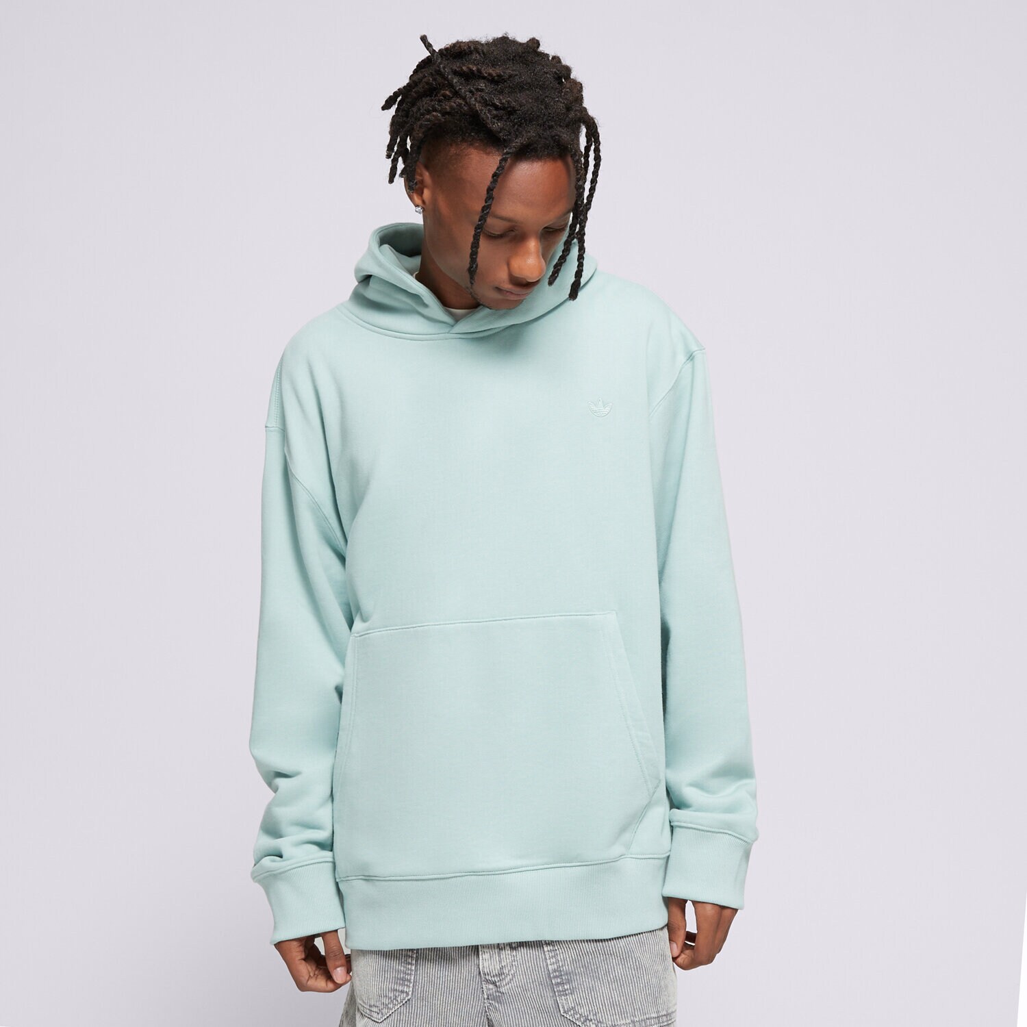 Bluza męska ADIDAS BLUZA Z KAPTUREM P ESS HD IX9810 ZIELONY