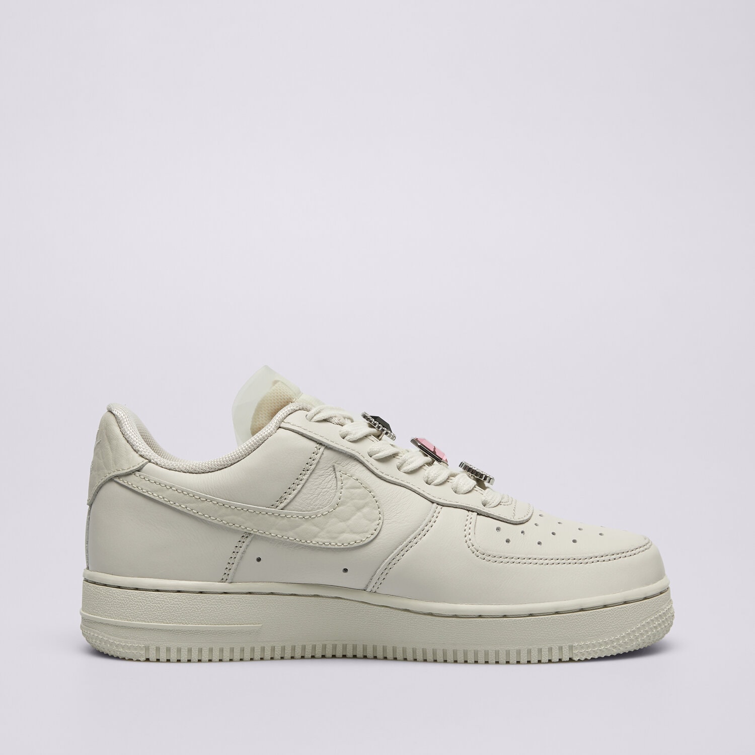 Buty sneakersy damskie NIKE AIR FORCE 1 LOW PREMIUM DN5463-001 BEŻOWY