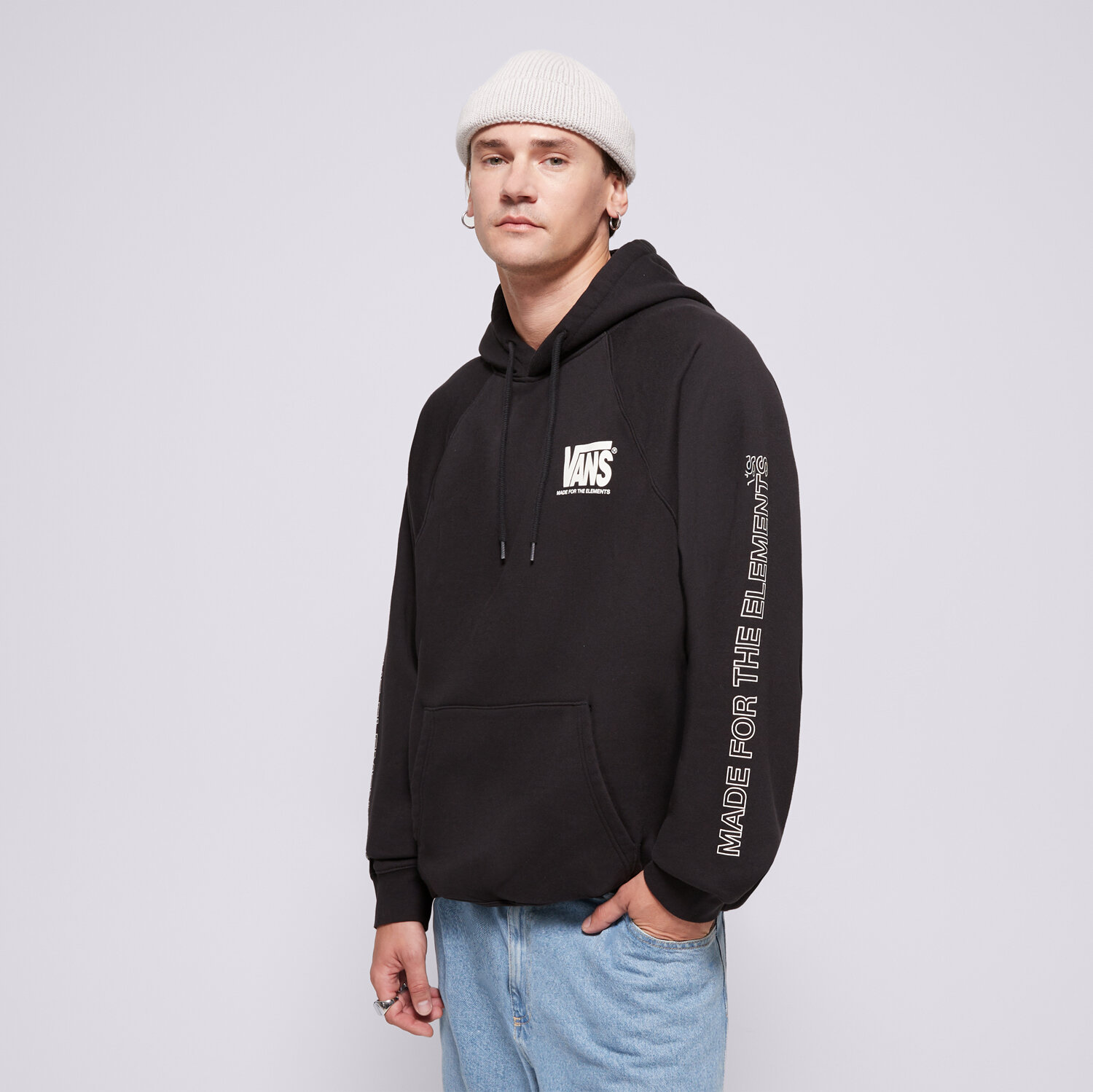 Bluza męska VANS BLUZA Z KAPTUREM MTE CROSSPATH PO VN000HPUBLK1 CZARNY