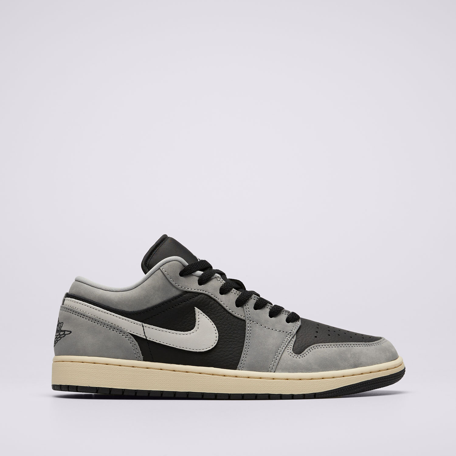 Buty sneakersy męskie AIR JORDAN 1 LOW SE  HQ2010-012 SZARY