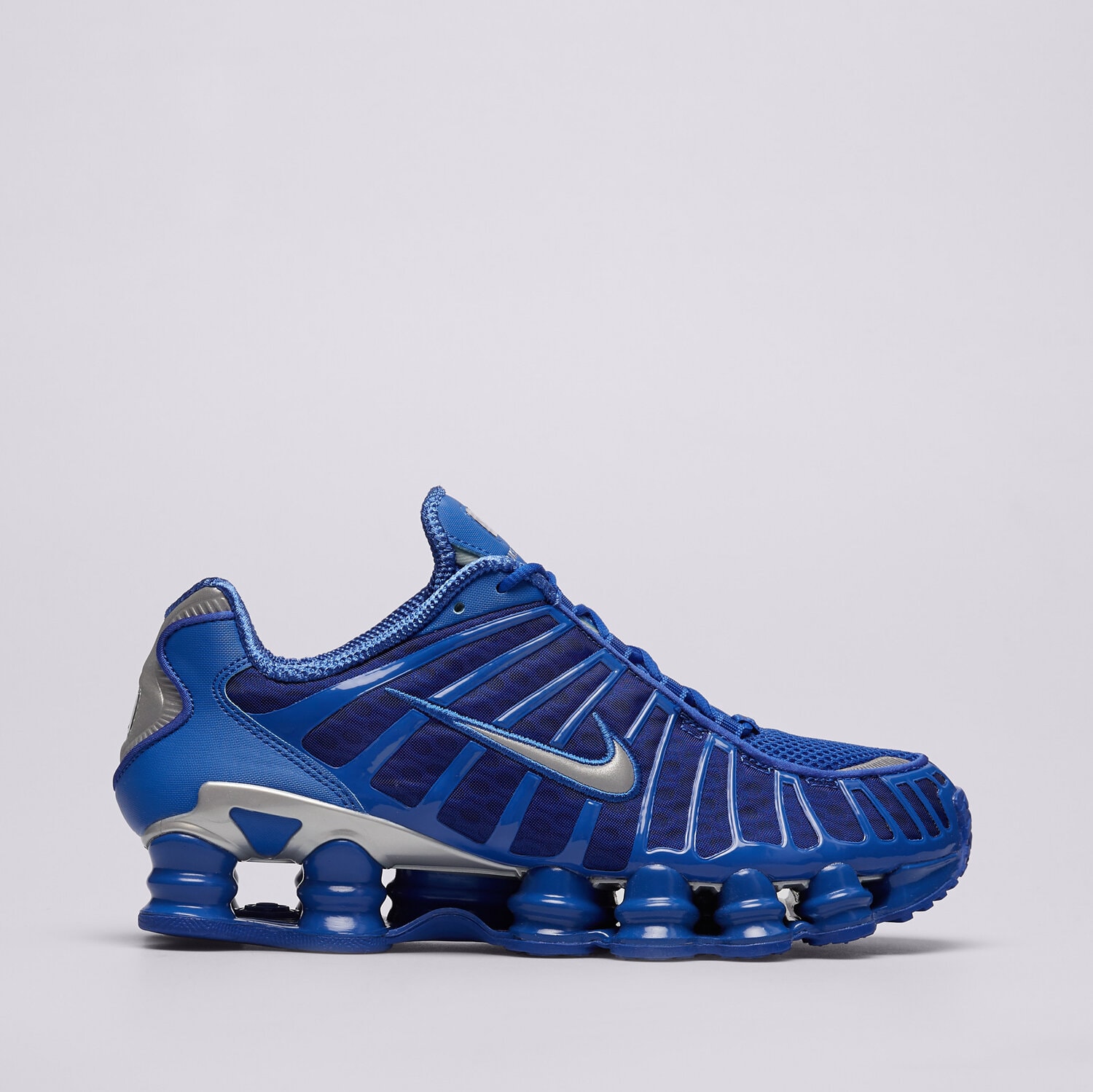 Buty sneakersy męskie NIKE SHOX TL AV3595-400 NIEBIESKI