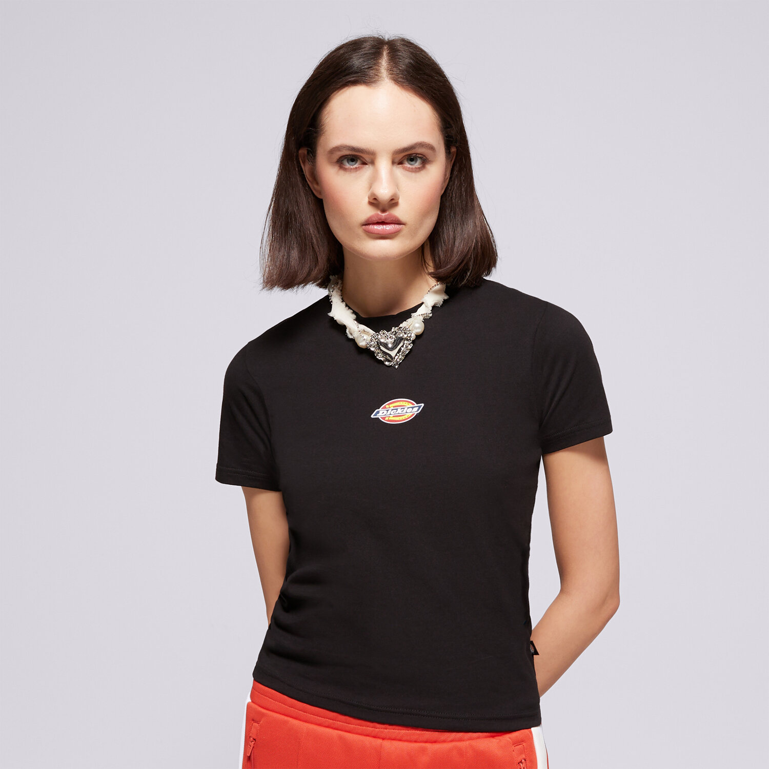 Koszulka, t-shirt damski DICKIES T-SHIRT MAPLE VALLEY REG TEE W DK0A4ZAOBLK1 CZARNY