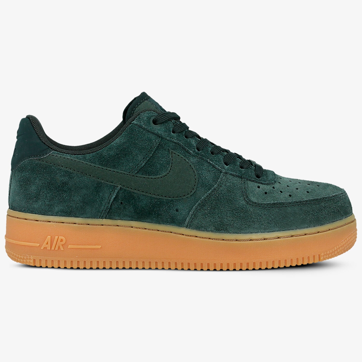 Buty sneakersy męskie NIKE AIR FORCE 1 '07 LV8 SUEDE AA1117300 ZIELONY