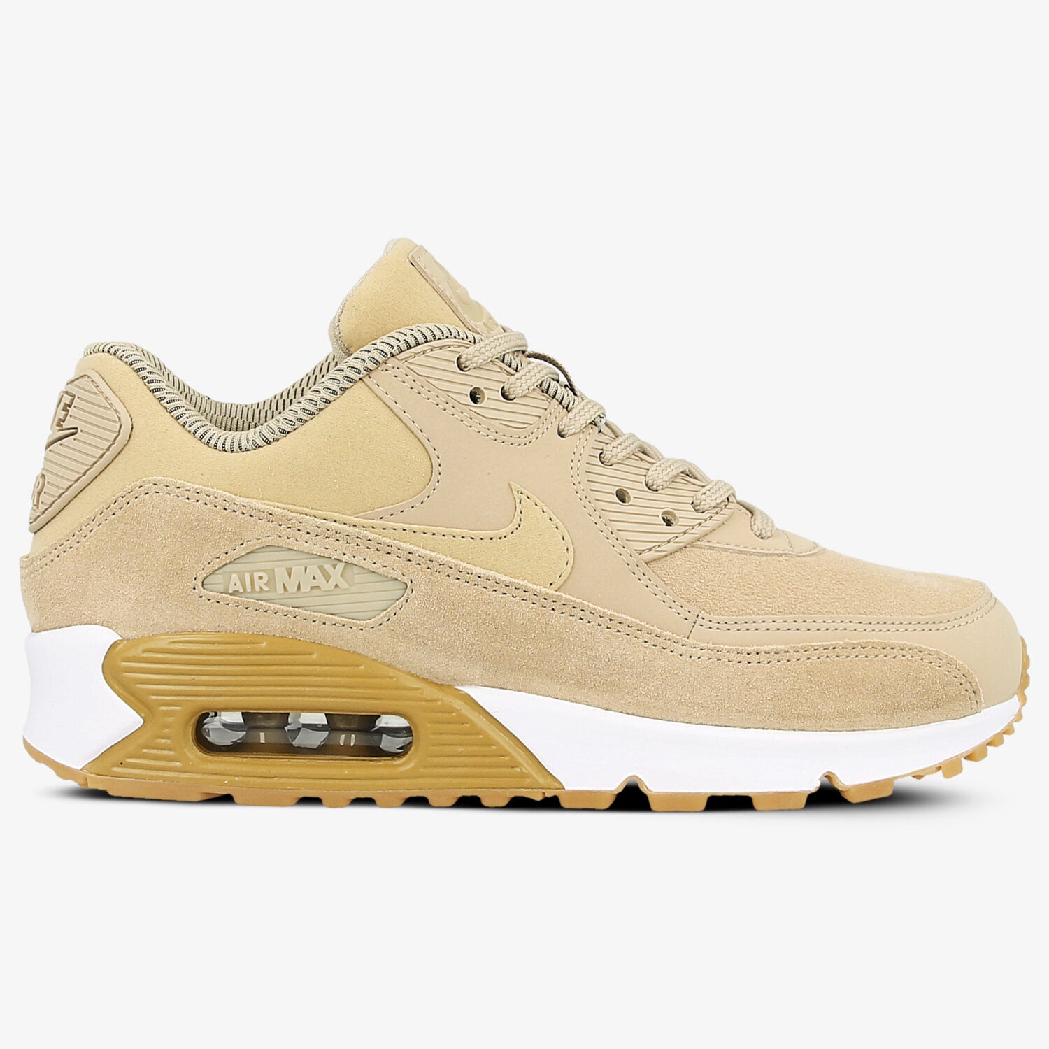 Buty sneakersy damskie NIKE WMNS AIR MAX 90 SE 881105-200 BEŻOWY