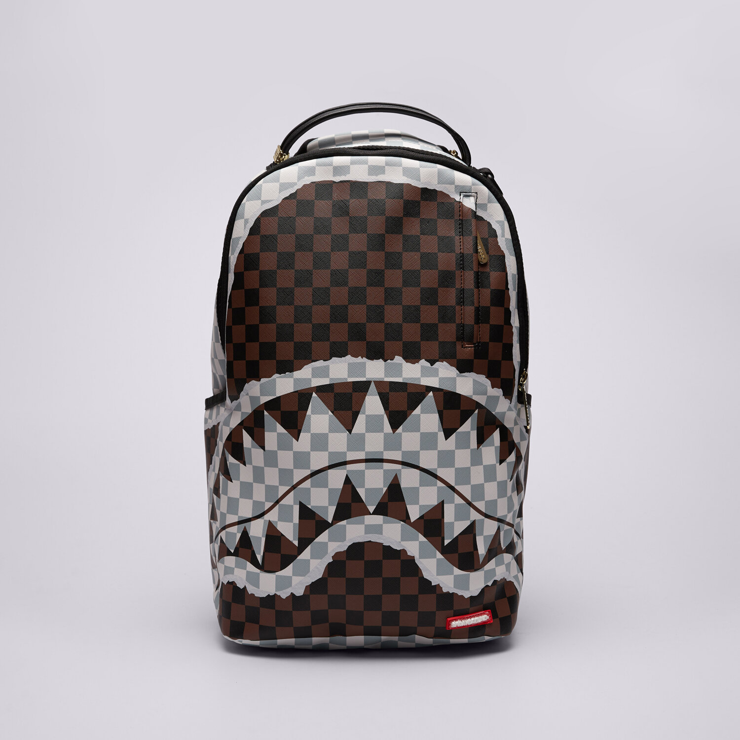 Plecak damski sportowy SPRAYGROUND PLECAK CREAM AND BROWN TEAR CHECK 910B8290NSZ BRĄZOWY
