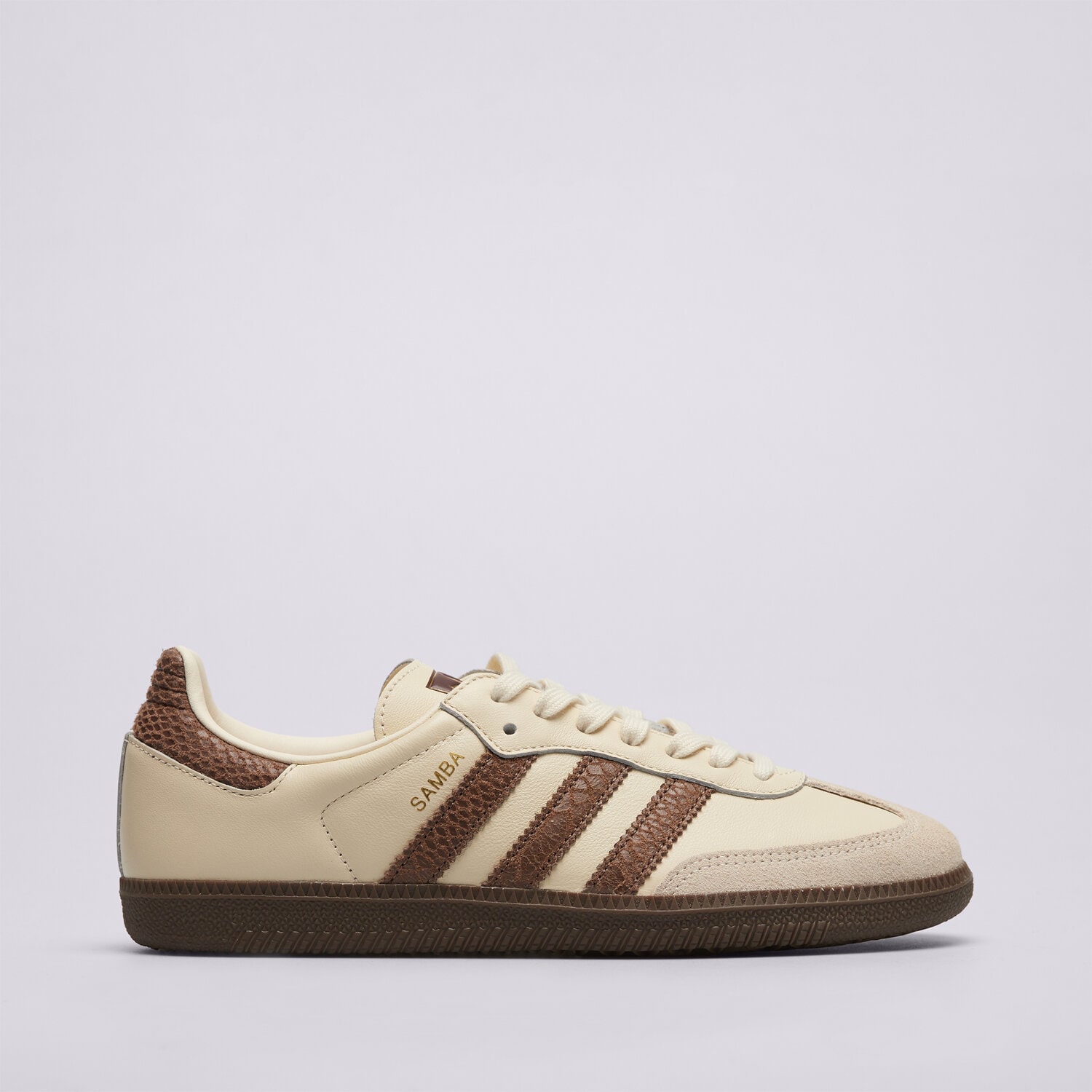 Buty sneakersy damskie ADIDAS SAMBA OG W IH3980 BEŻOWY