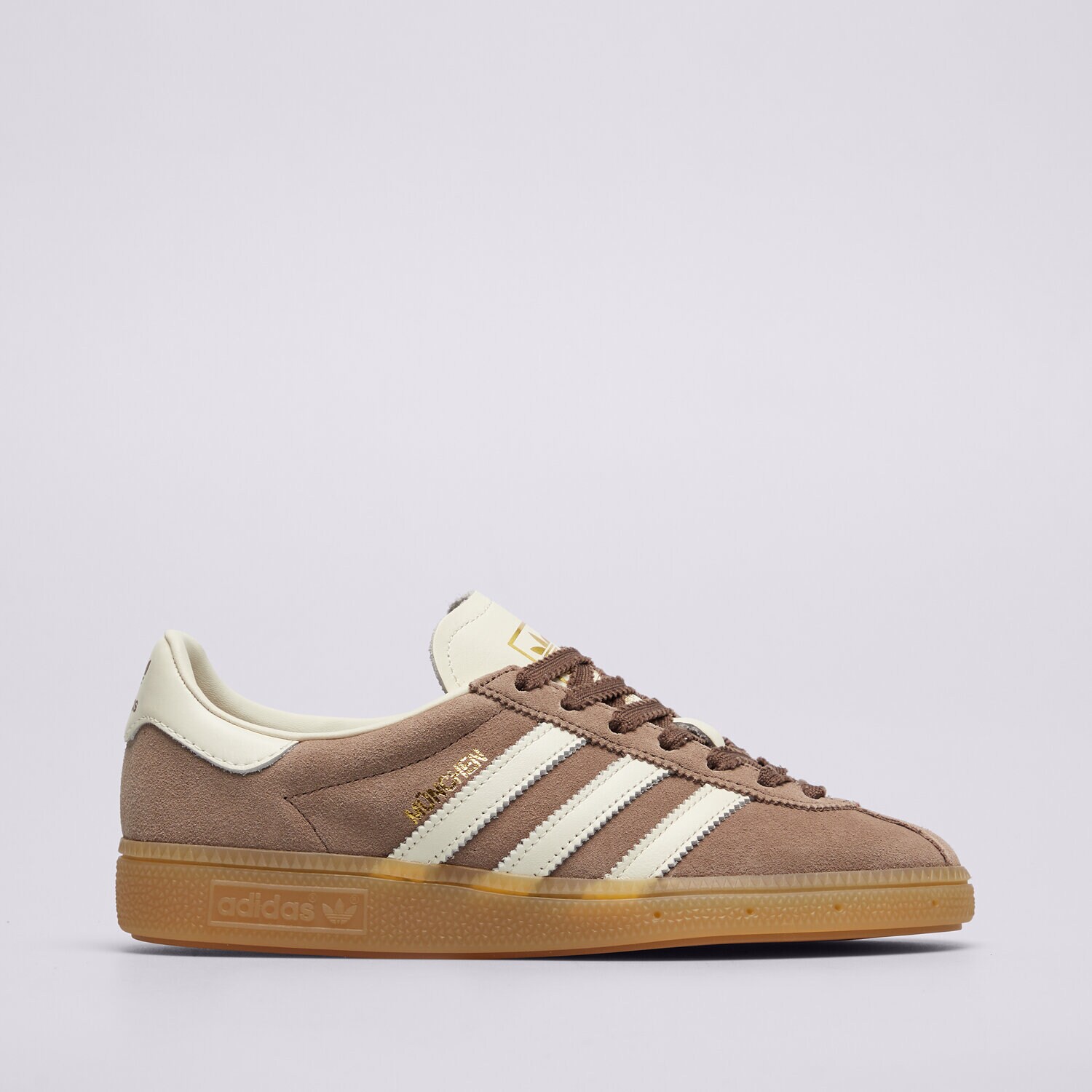 Buty sneakersy damskie ADIDAS MUENCHEN W IH4208 BRĄZOWY