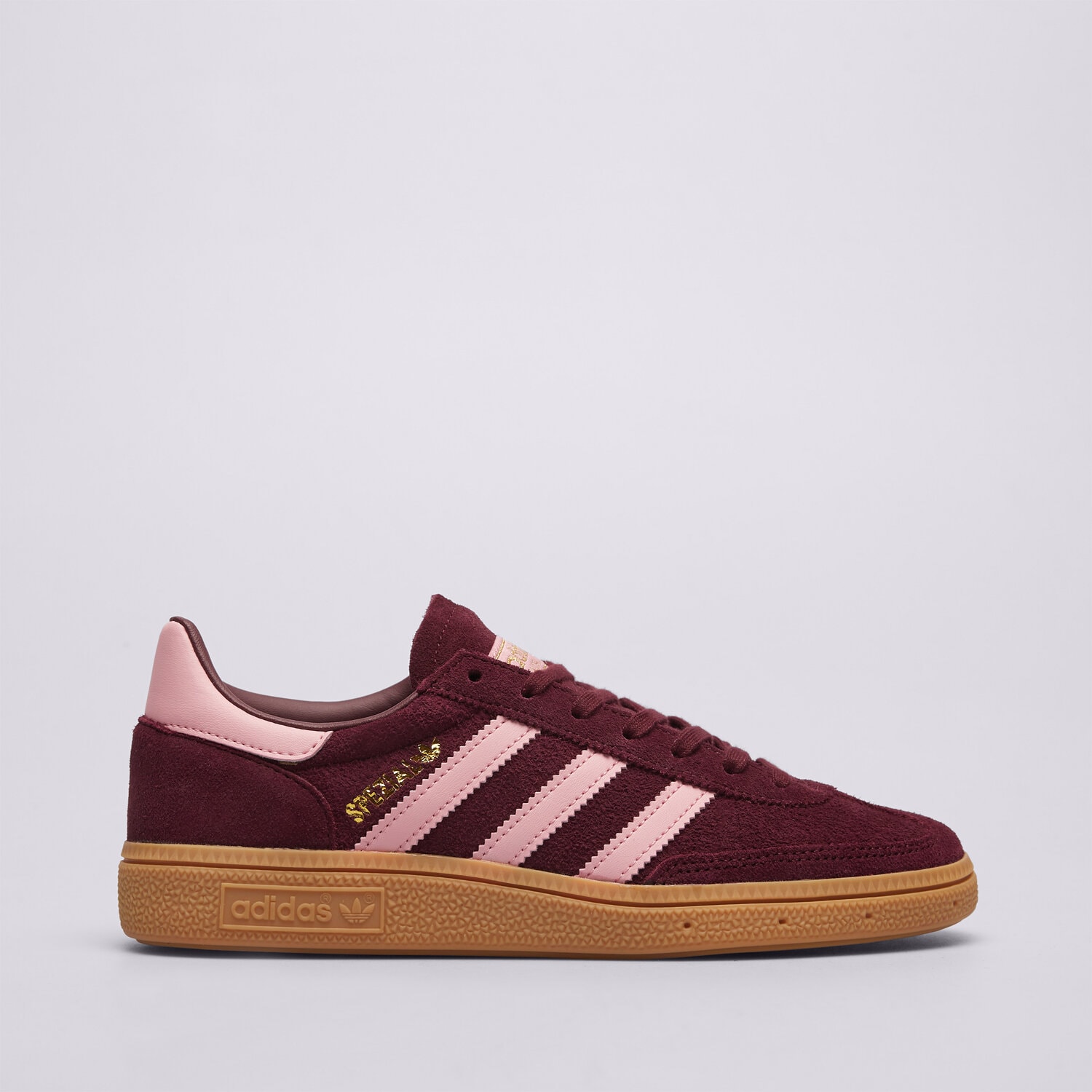 Buty sneakersy dla dzieci ADIDAS HANDBALL SPEZIAL J KI6804 BORDOWY
