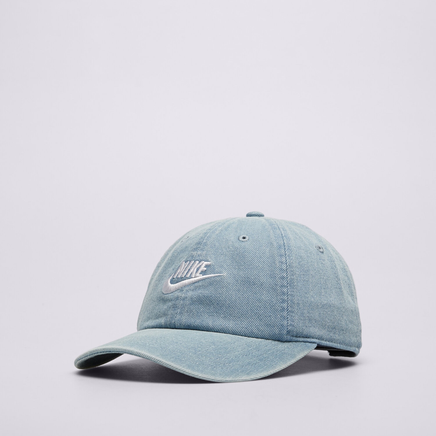 Czapka z daszkiem dla dzieci NIKE CZAPKA K NK CLUB CAP US CB DENIM IO8231-429 NIEBIESKI