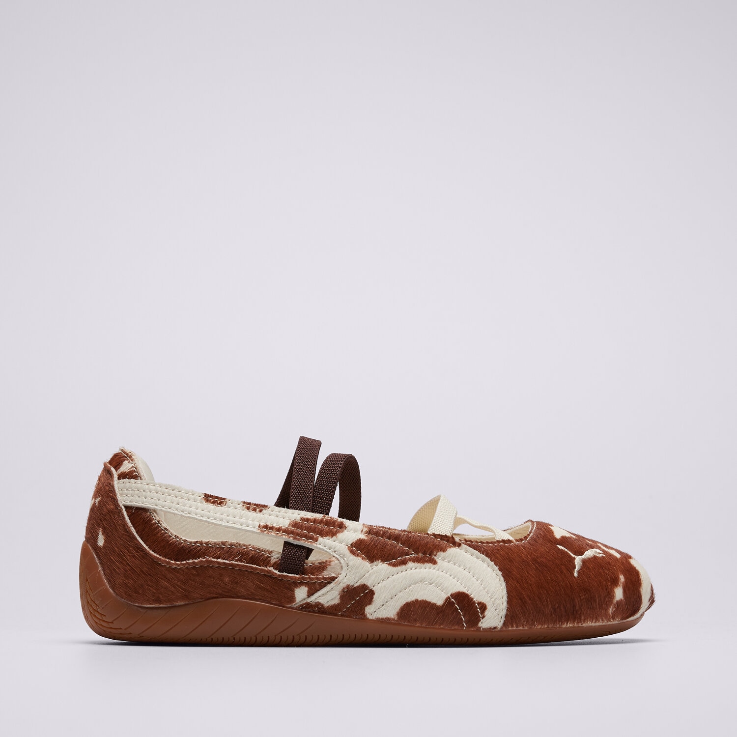 Buty casual damskie PUMA SPEEDCAT BALLET COW WNS 40778701 BRĄZOWY