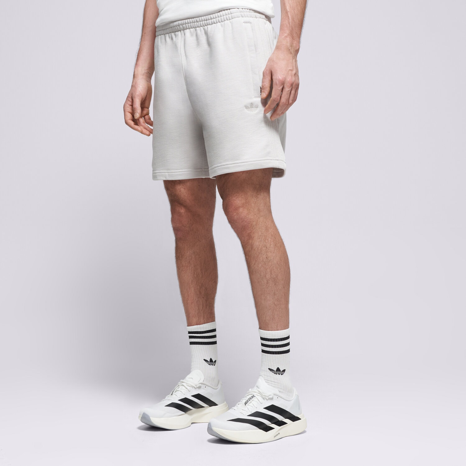 Krótkie spodenki, szorty męskie ADIDAS SZORTY P ESS SHO KD3937 BEŻOWY