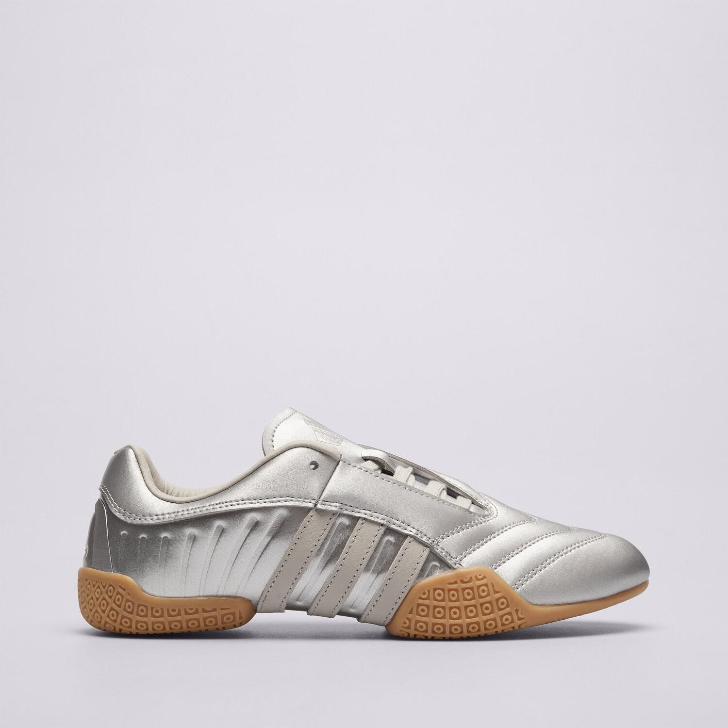 Buty sneakersy damskie ADIDAS TAEKWONDO MEI ELITE W IH9387 SREBRNY