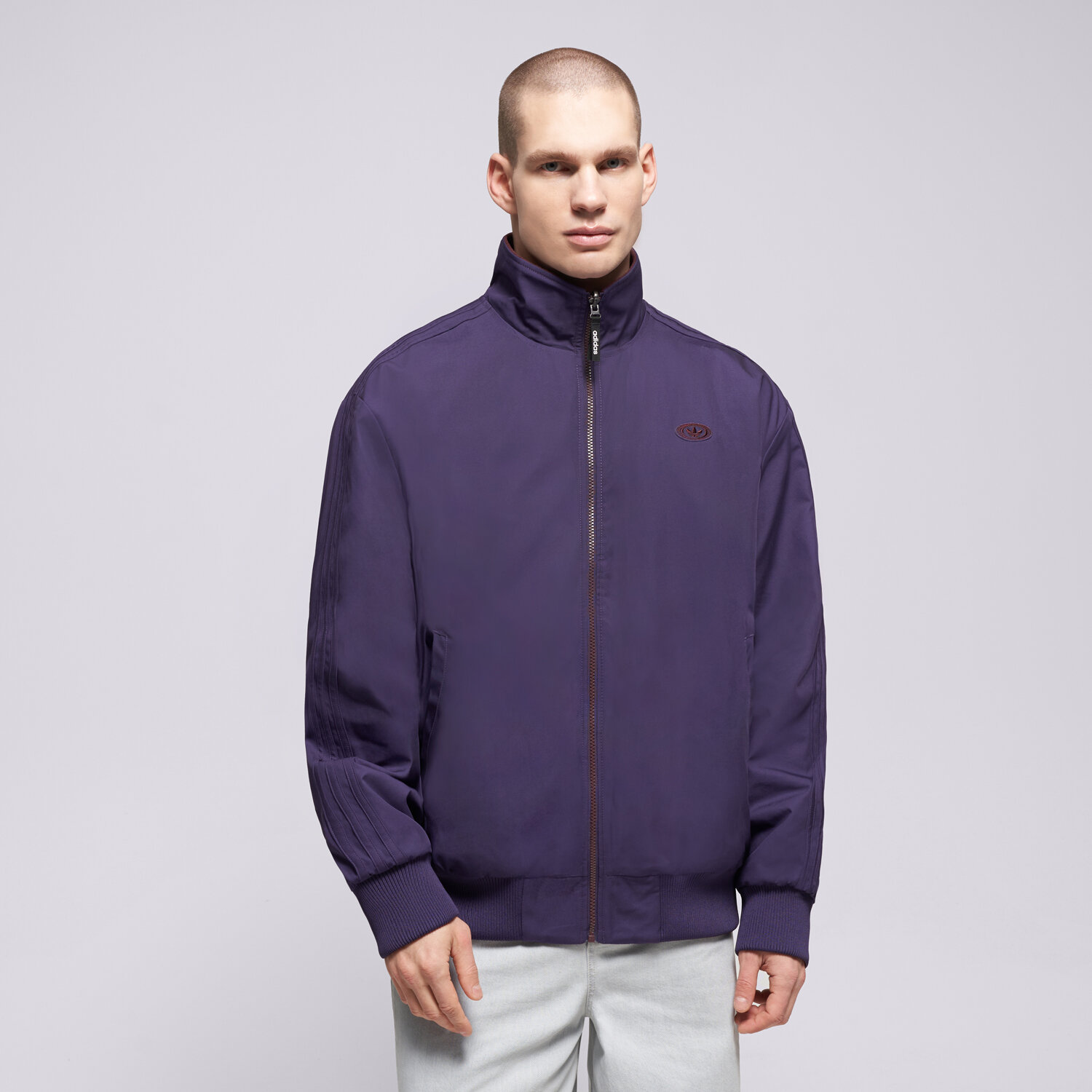 Bluza męska ADIDAS POLAR 90S ALTERNATIVE SPORT REVERSIBLE POLAR FLEECE F KS6844 FIOLETOWY