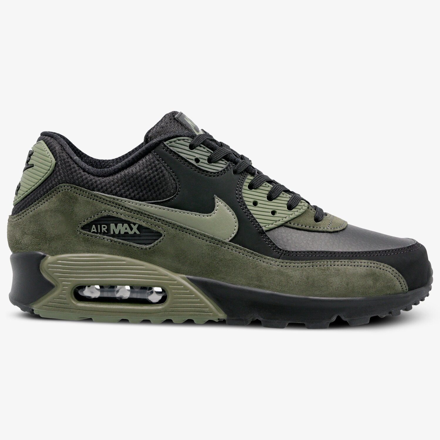 Buty sneakersy męskie NIKE AIR MAX 90 LEATHER 302519-014 ZIELONY
