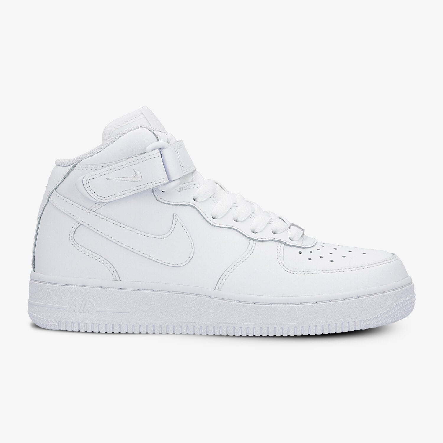 Buty sneakersy dla dzieci NIKE AIR FORCE 1 MID (GS) 314195-113 BIAŁY