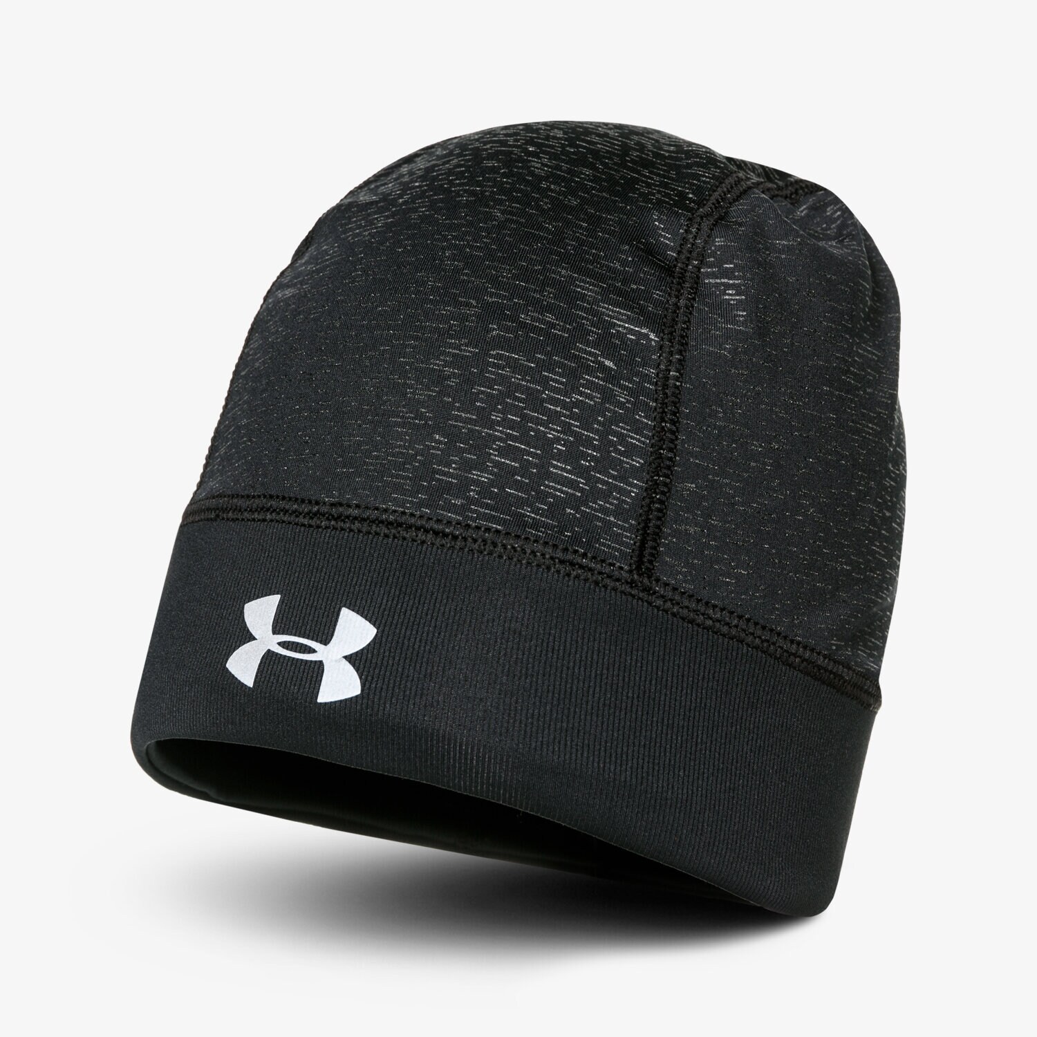 Czapka zimowa damska UNDER ARMOUR CZAPKA ZIMOWA UA STORM RUN BEANIE 1321355-001 CZARNY
