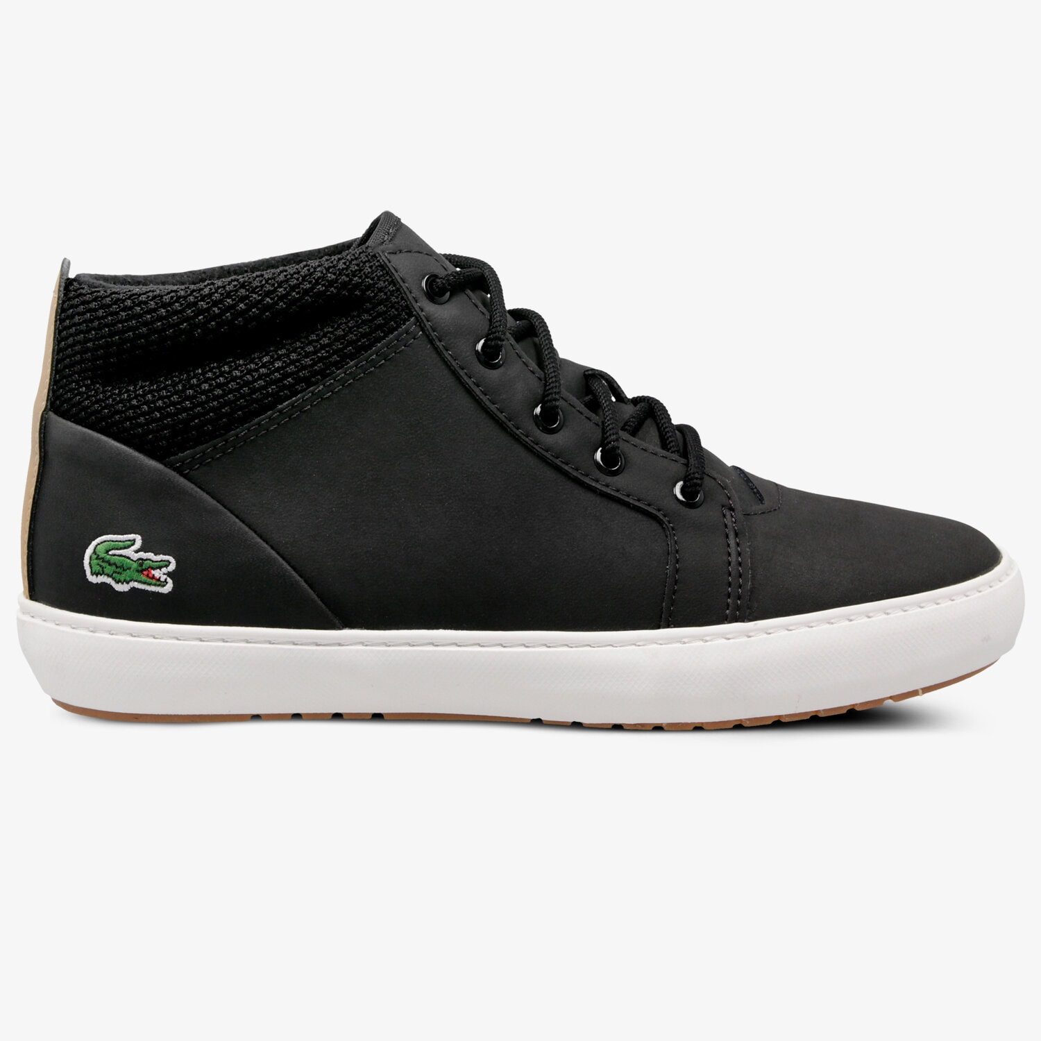 Damskie trampki, tenisówki LACOSTE AMPTHILL 318 1 736CAW0003454 CZARNY