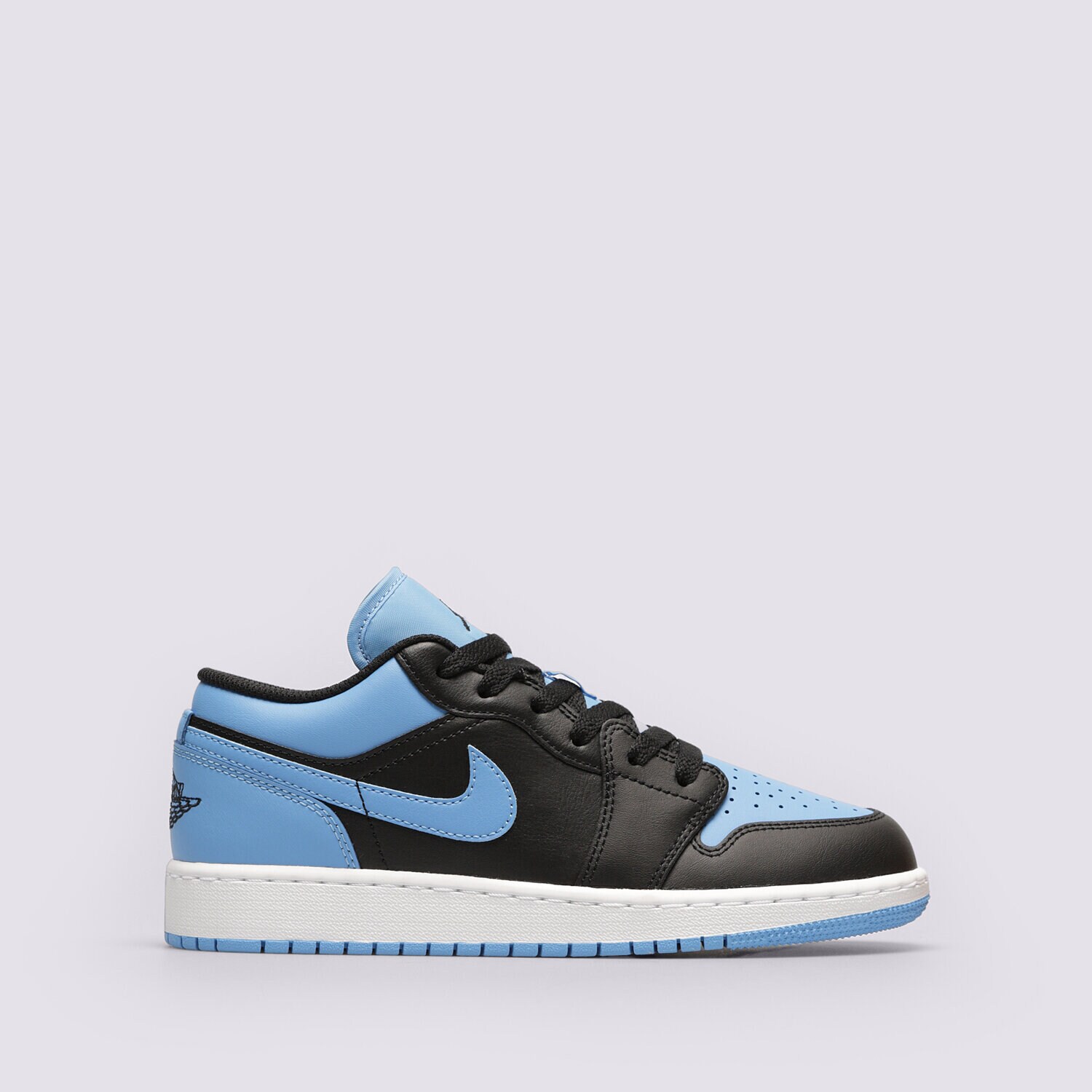 Buty sneakersy dla dzieci AIR JORDAN 1 LOW  553560-041 NIEBIESKI