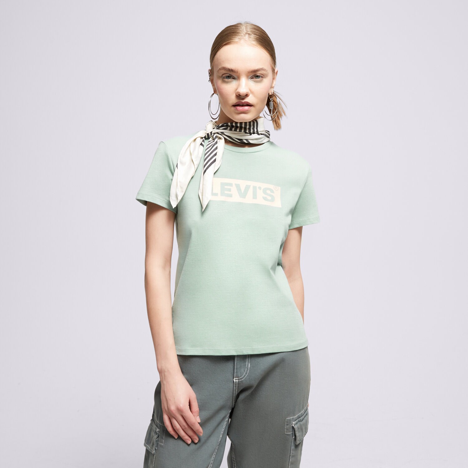 Koszulka, t-shirt damski LEVI'S T-SHIRT THE PERFECT TEE GREENS 17369-2245 ZIELONY