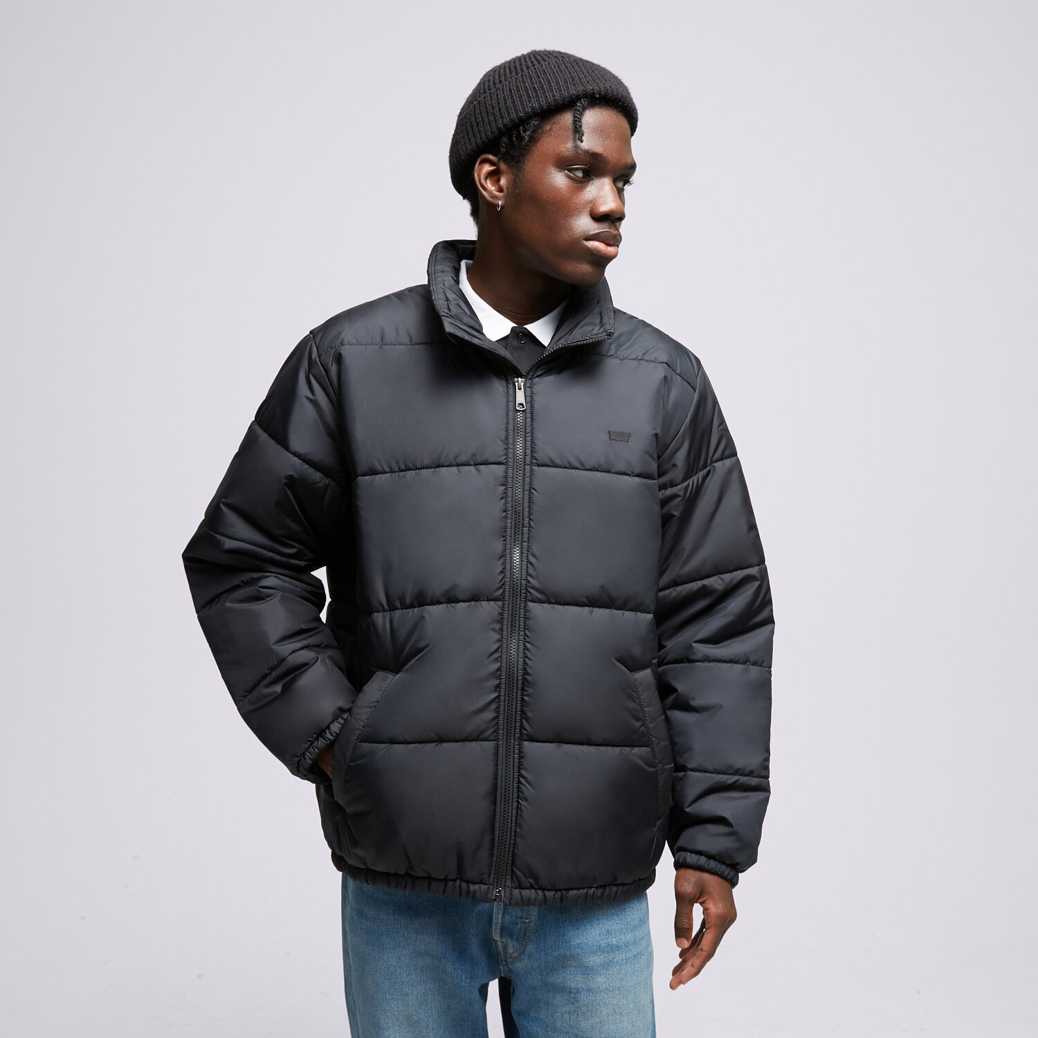 Kurtka zimowa męska LEVI'S KURTKA ZIMOWA SUNSET SHORT PUFFER A5640-0000 CZARNY