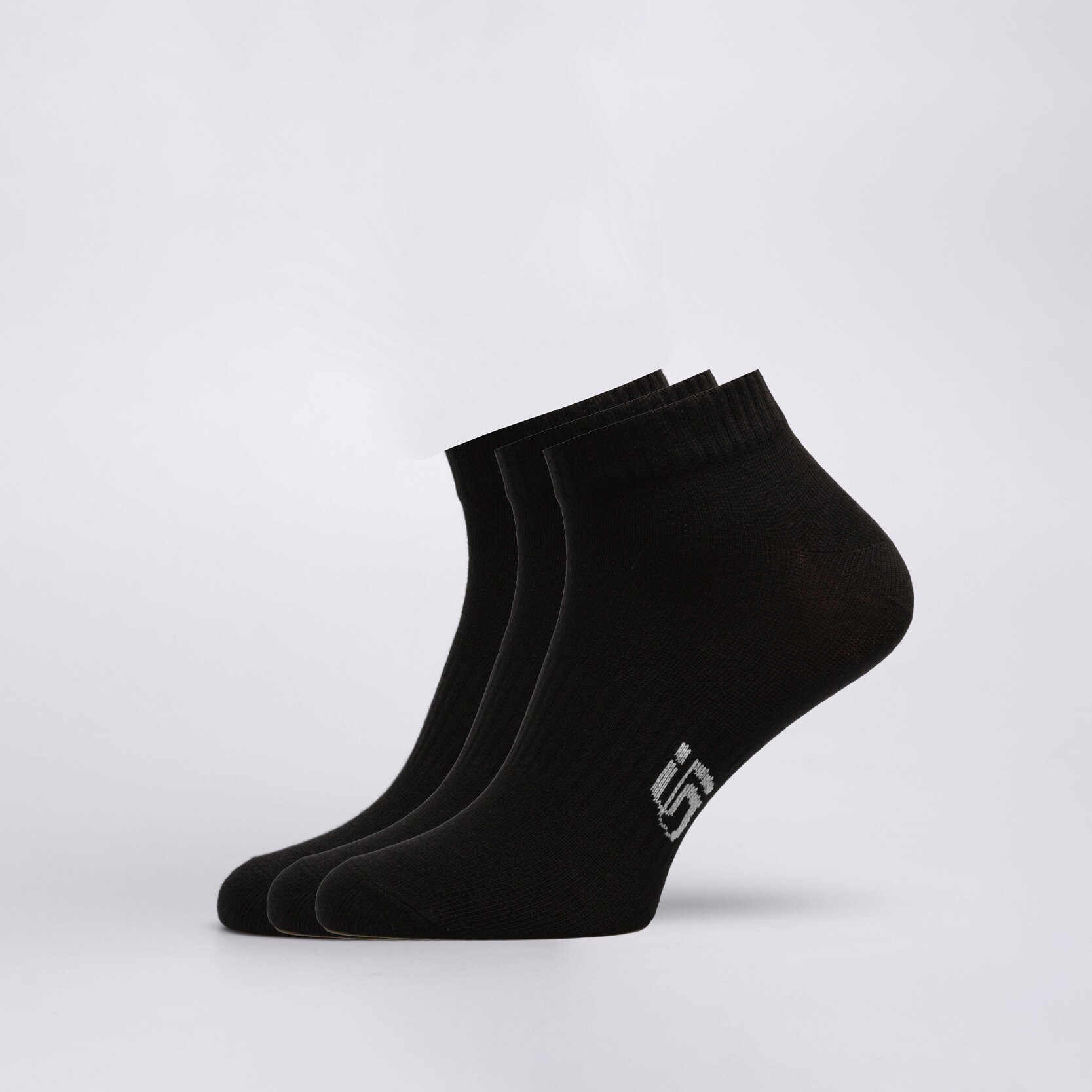 Skarpetki sportowe damskie SIZEER SKARPETY NISKIE CZARNE NISKIE SI123SKN43001 CZARNY