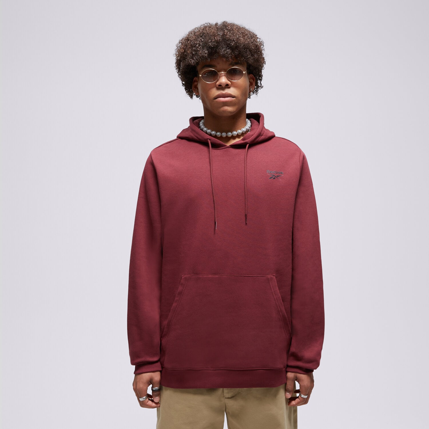 Bluza męska REEBOK BLUZA REEBOK ID FLEECE OTH 100071336 BORDOWY