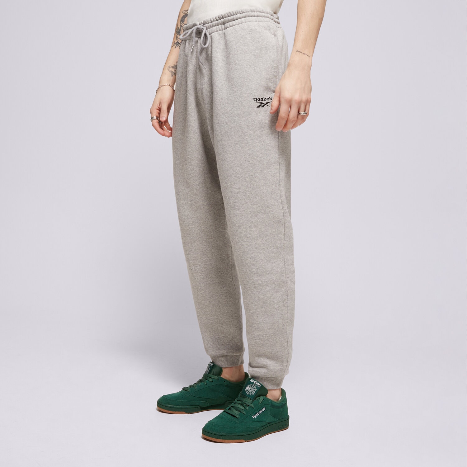 Spodnie sportowe męskie REEBOK SPODNIE RI LEFT LEG JOGGER 100068271 SZARY