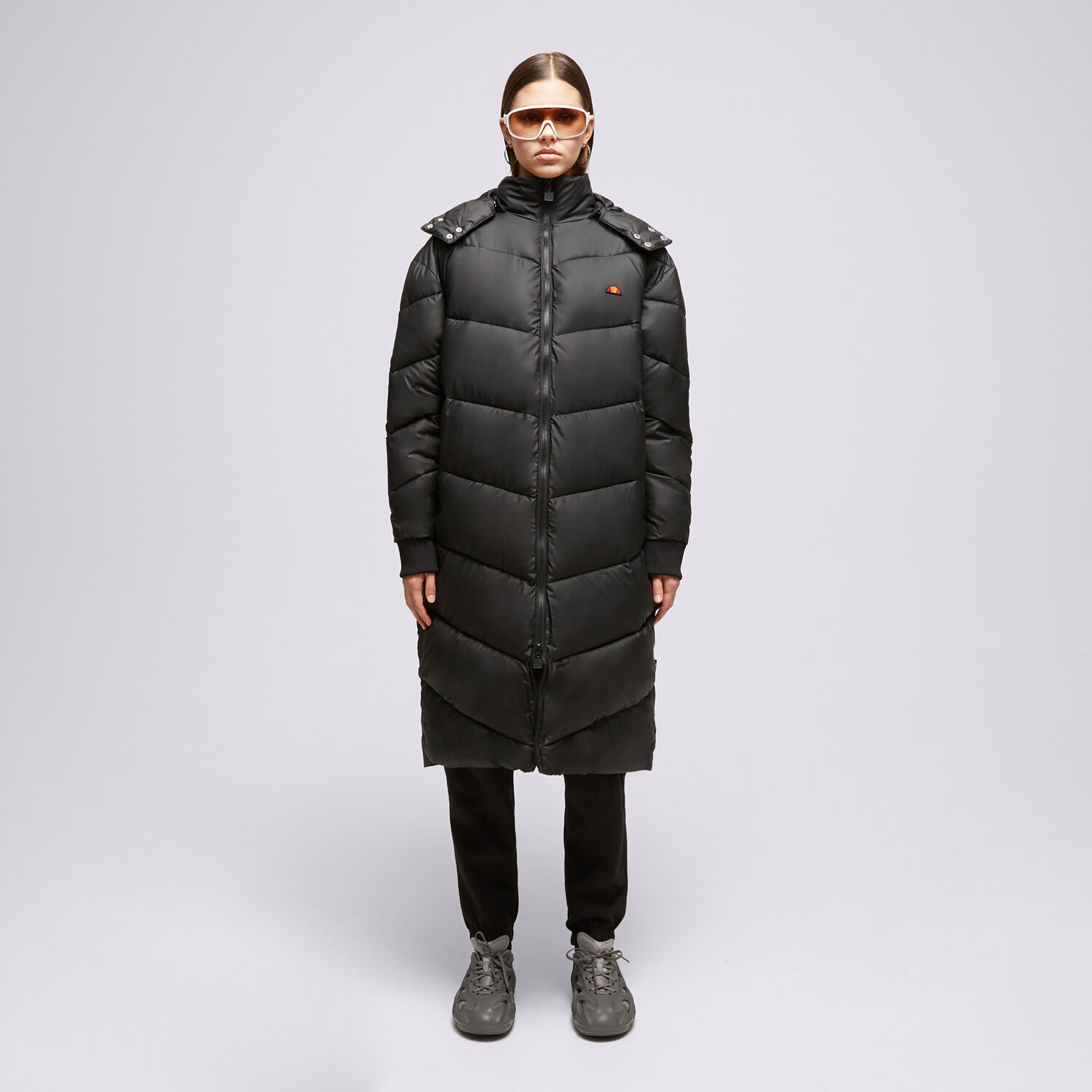 Kurtka zimowa damska ELLESSE KURTKA PUCHOWA CORTESE PADDED JACKET BLK SGT19177011 CZARNY