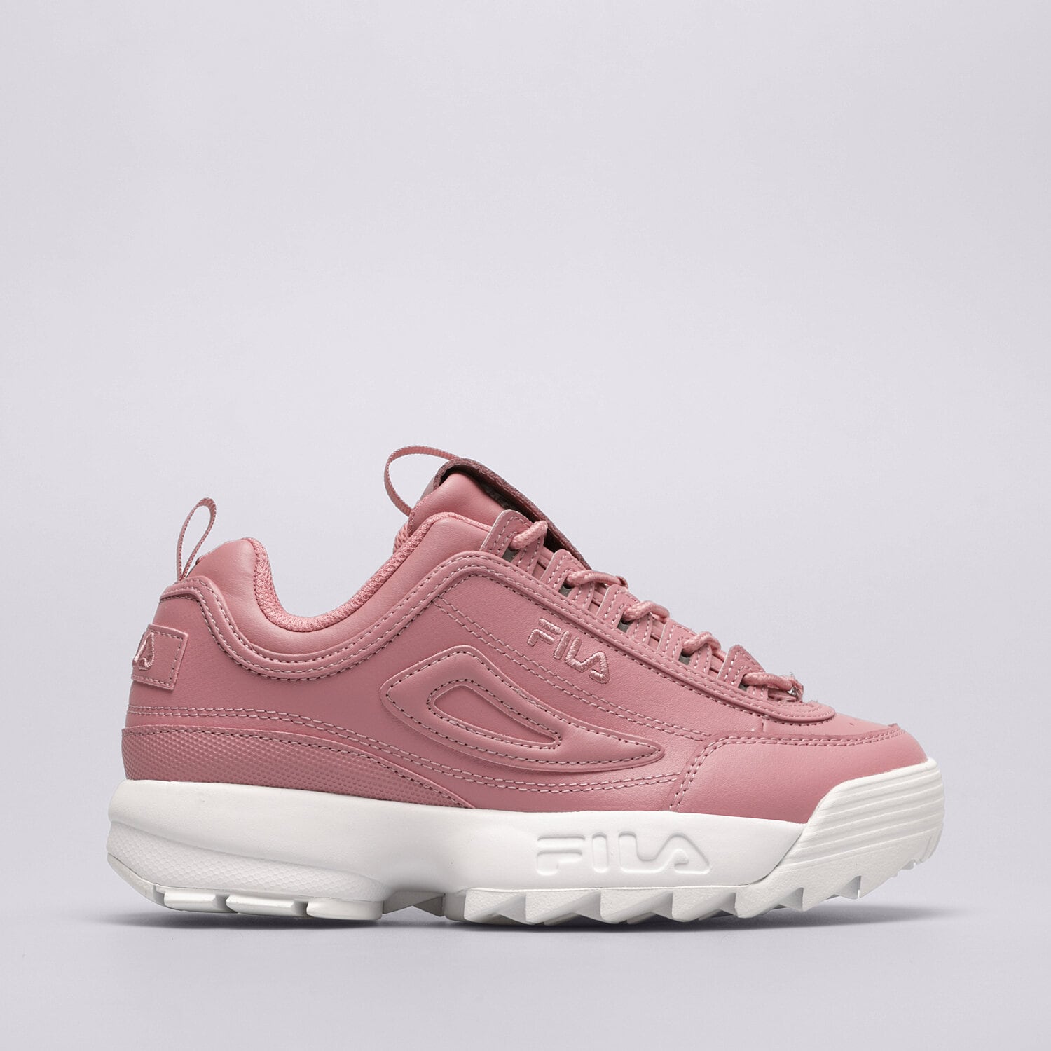 Buty sneakersy damskie FILA DISRUPTOR II PREMIUM 5XM02305661 RÓŻOWY