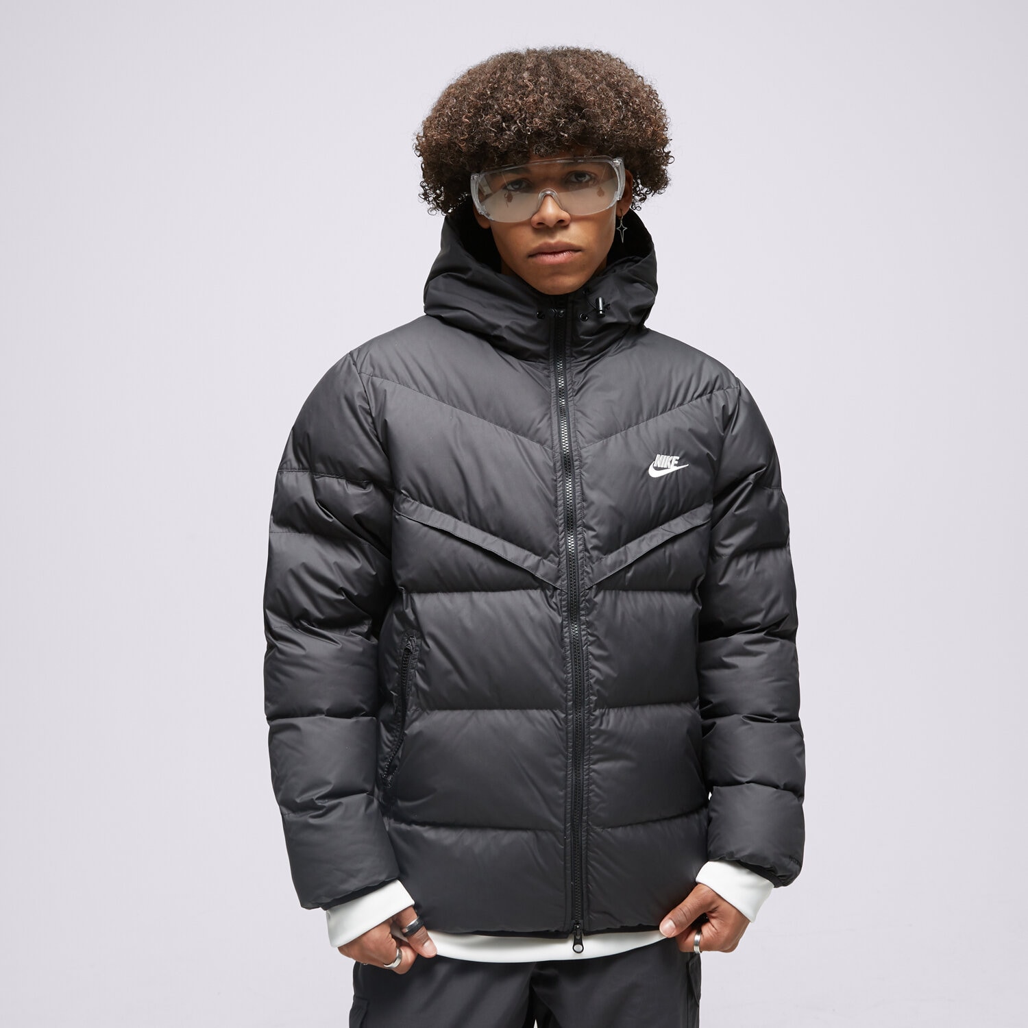 Kurtka zimowa męska NIKE KURTKA ZIMOWA M NK SF WR PL-FLD HD FB8185-010 CZARNY